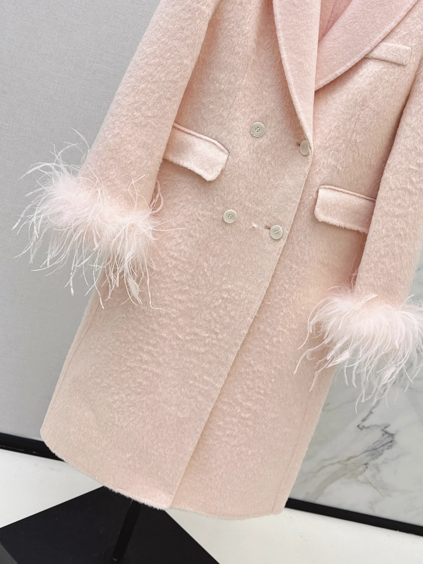 Miu 26ss woolen overcoats
