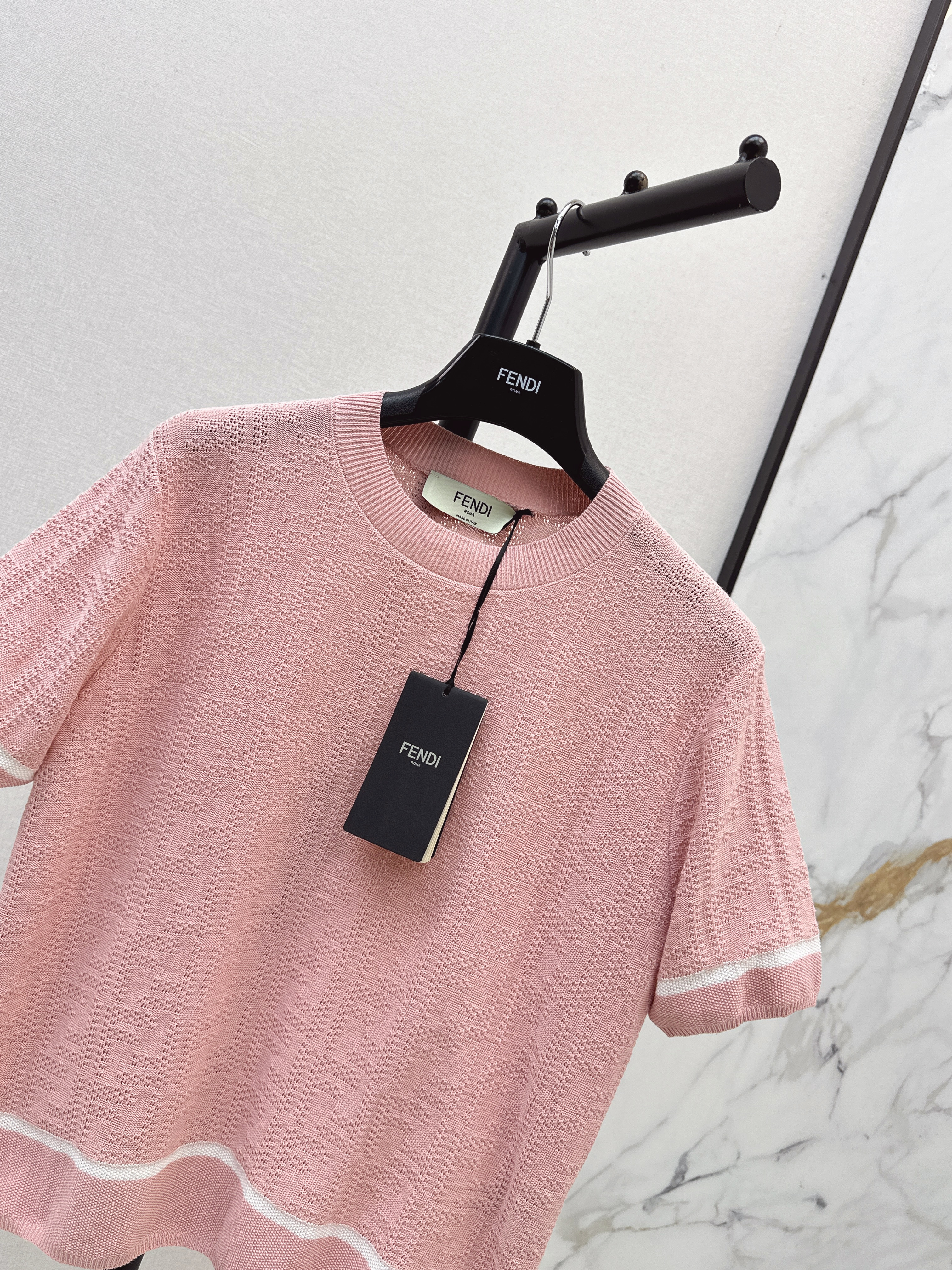 Fend 26ss jacquard knitwear
