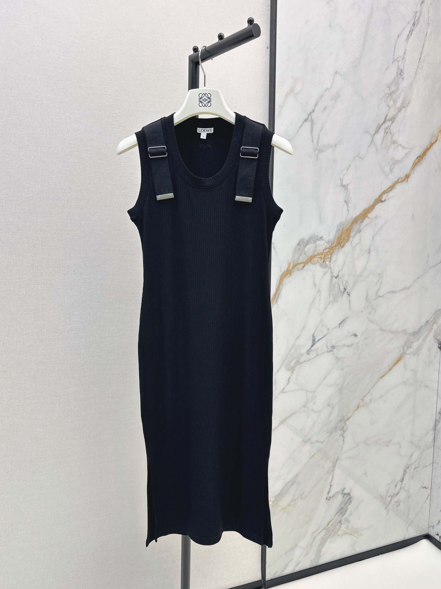 Loe 26ss sleeveless knit dress
