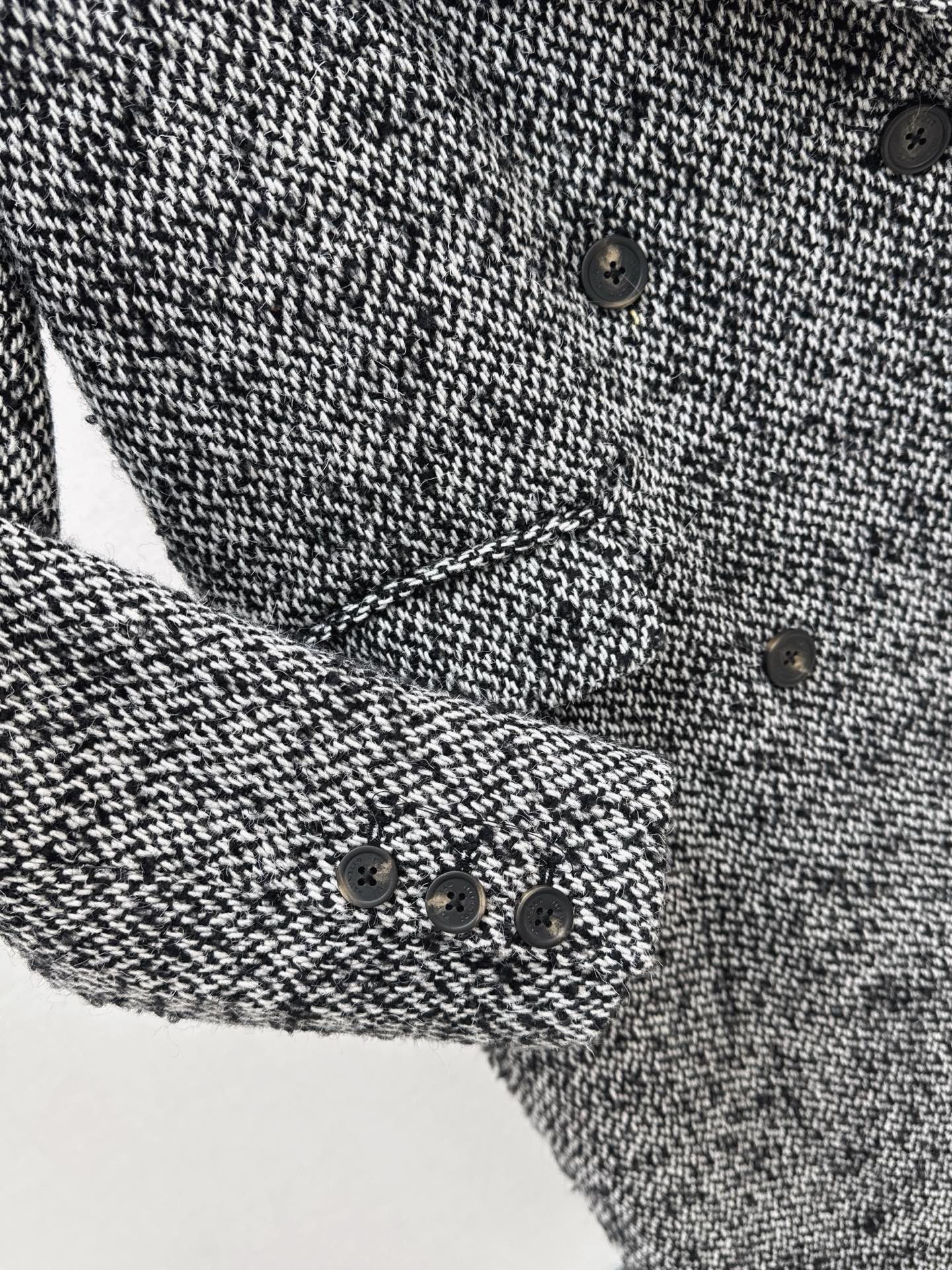 Brun 25fw tweed overcoats