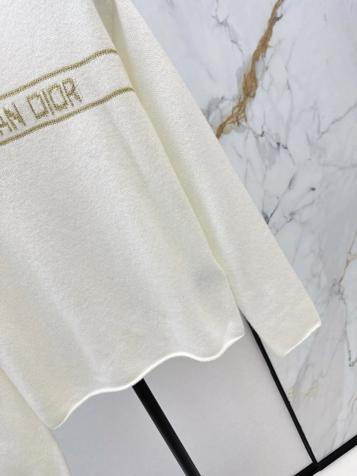 CD 26ss embroidery cashmere sweater