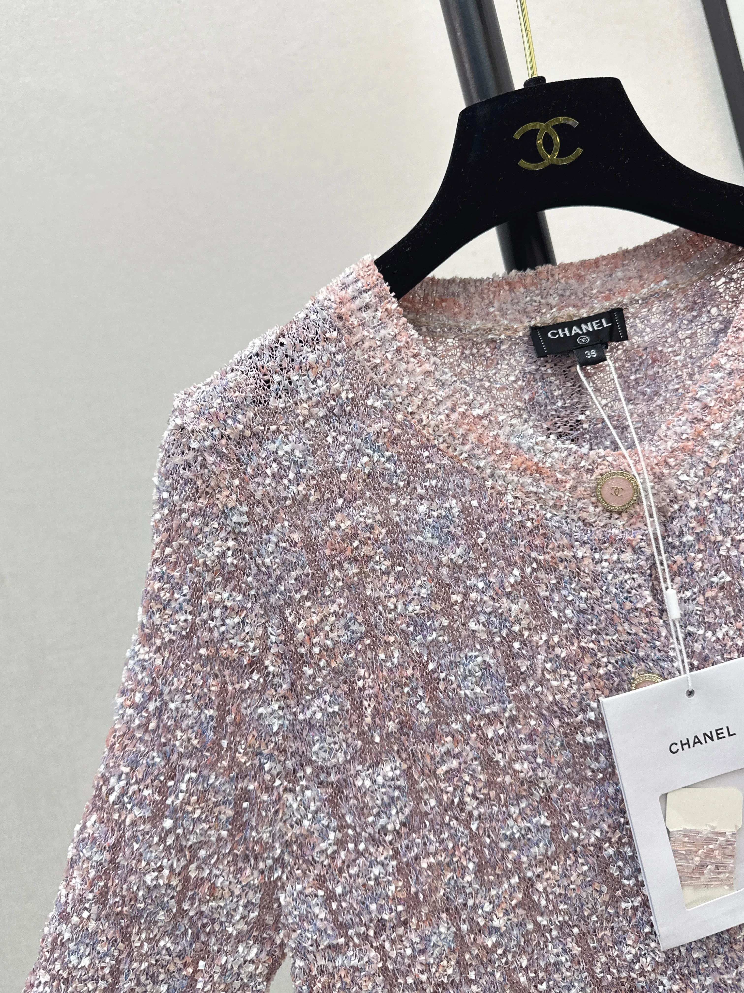 Chan 26ss tassel cardigan