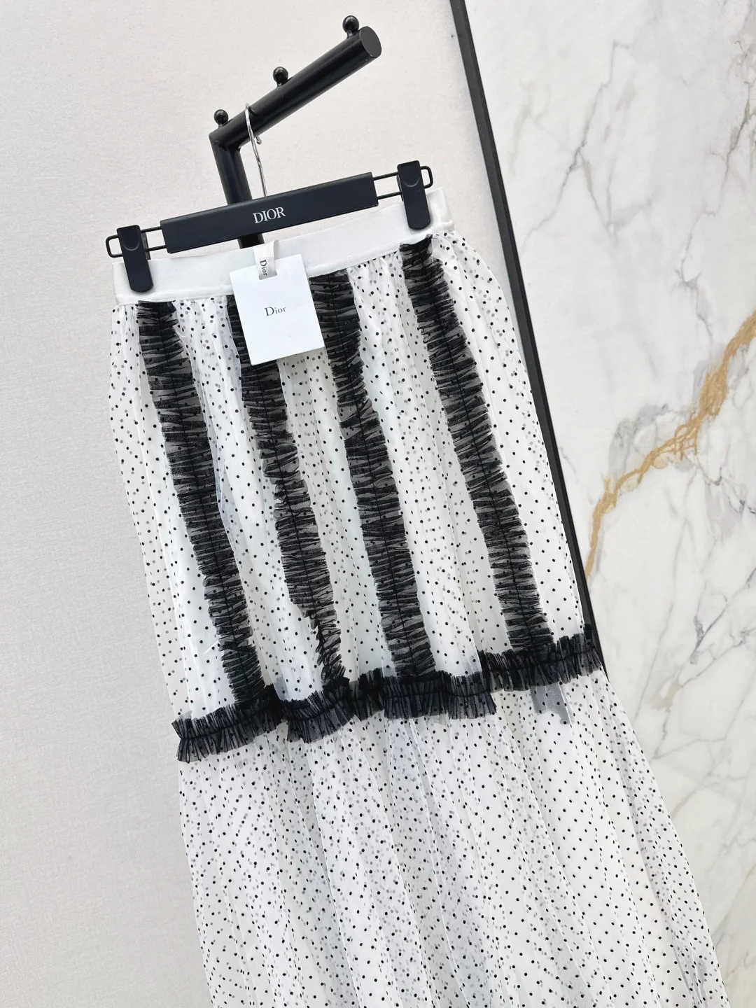 CD 26ss polka dot mesh skirts