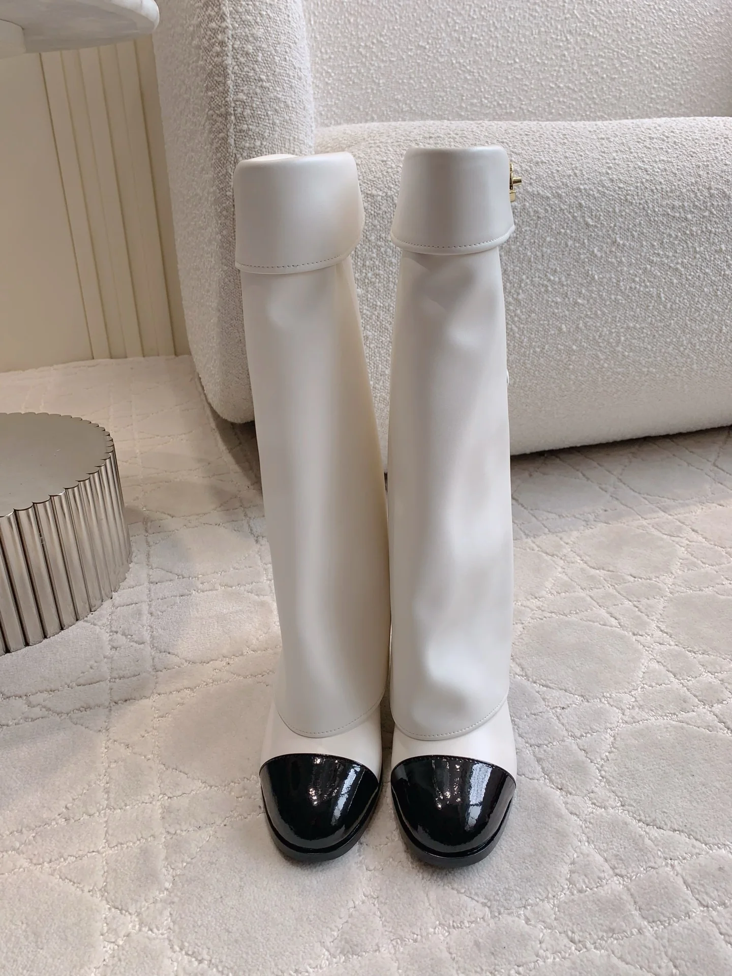 Chan 25fw cuff boots