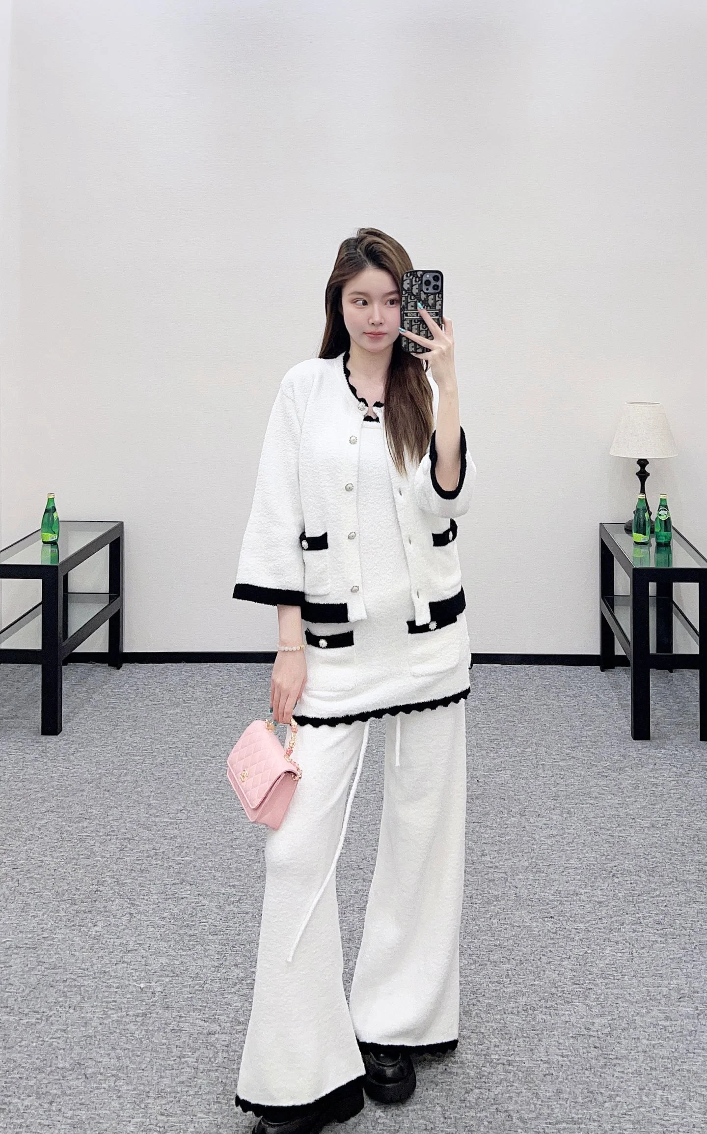 Chan 26ss knitted cardigan