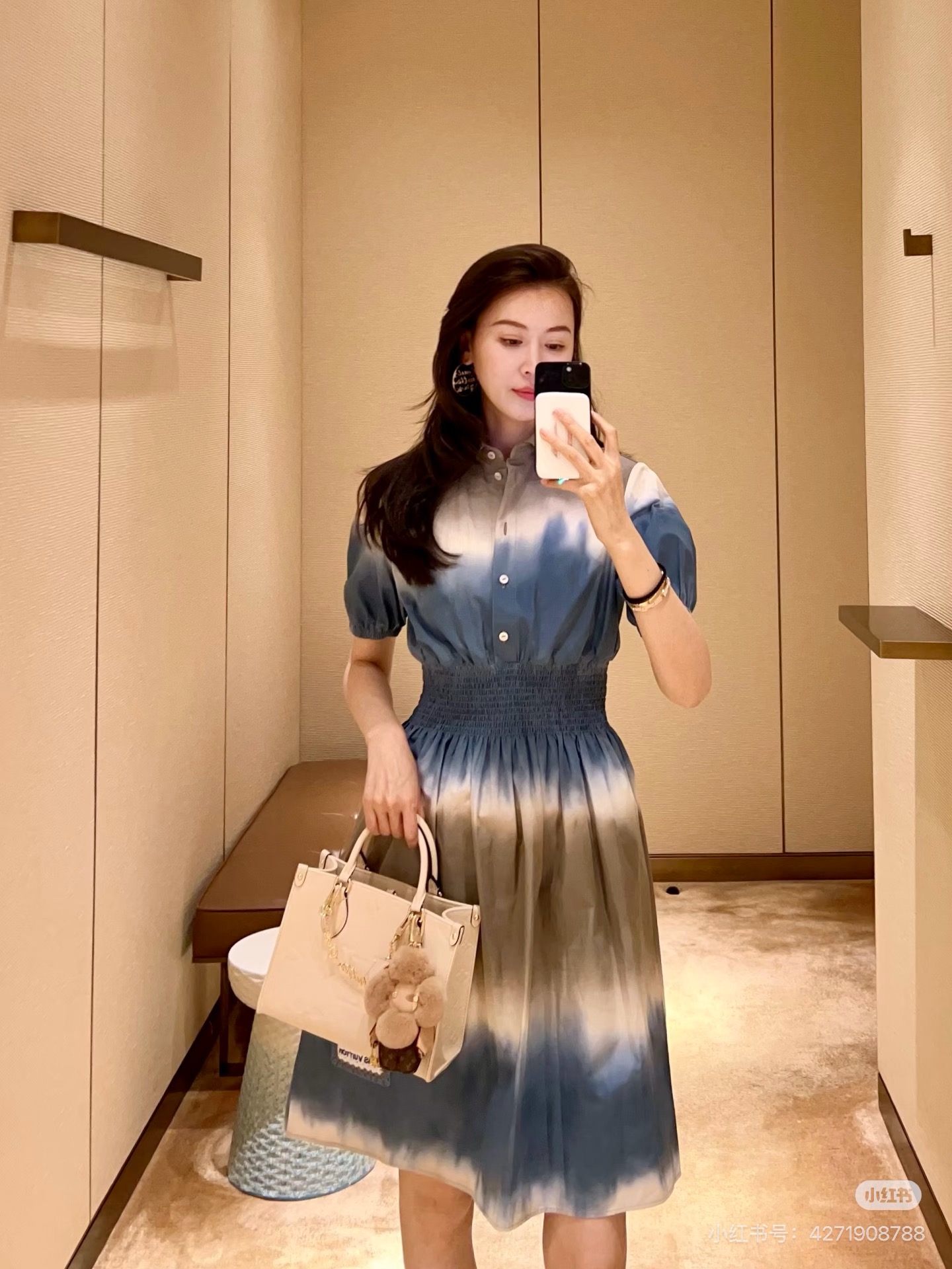 Loui 26ss gradient dress