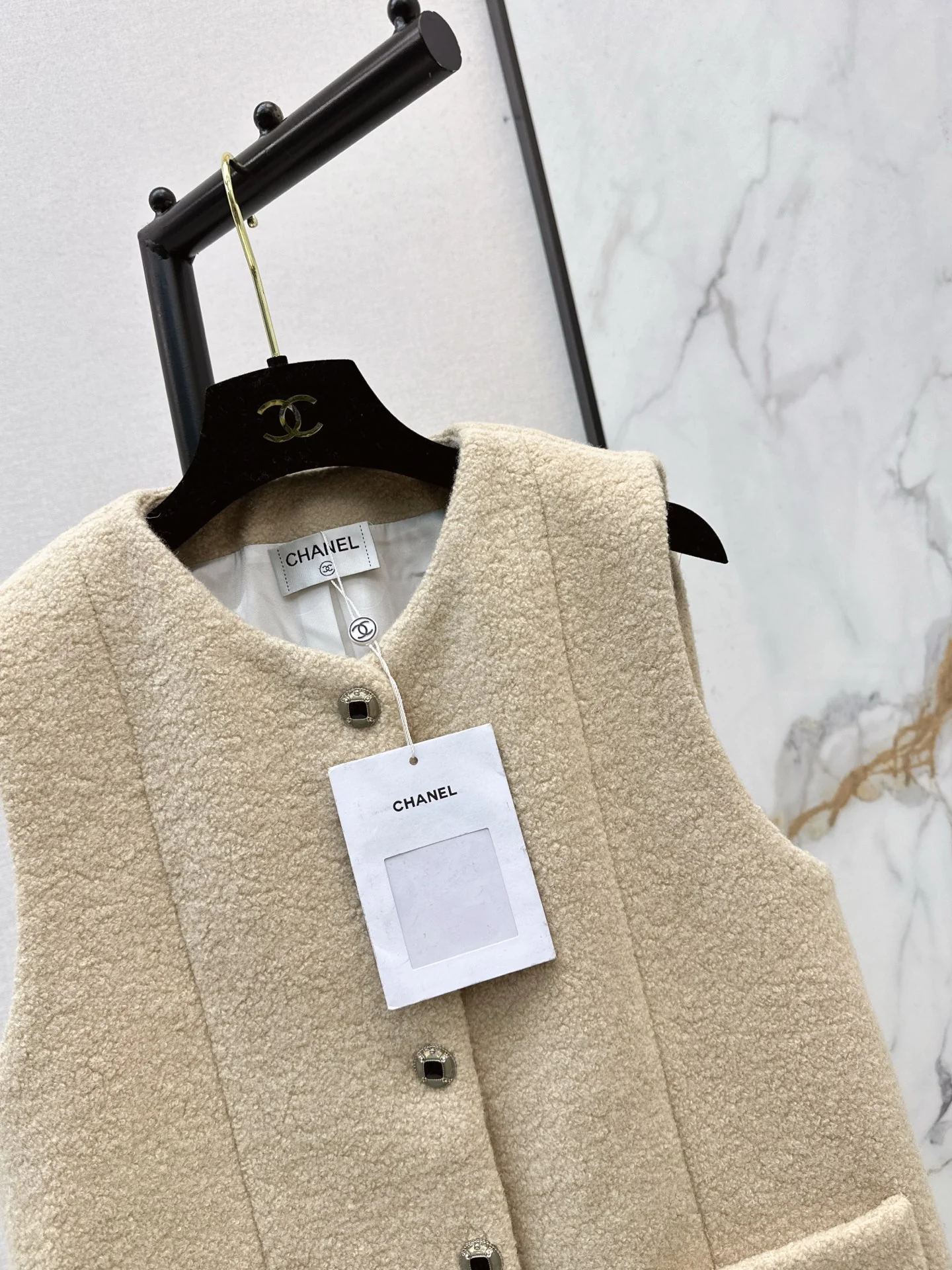 Chan 25fw woolen vest waistcoats