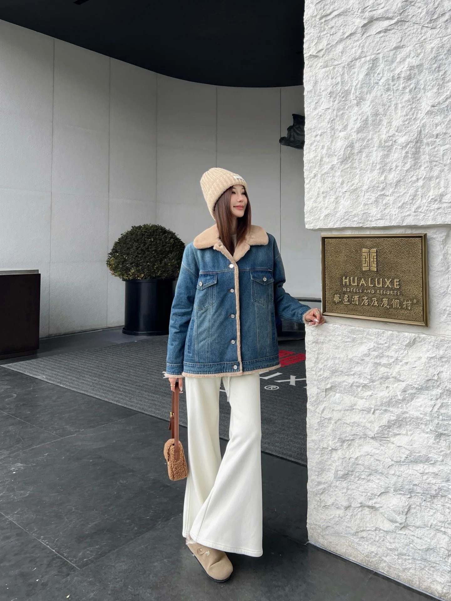 Ralp 25fw denim padded jacket