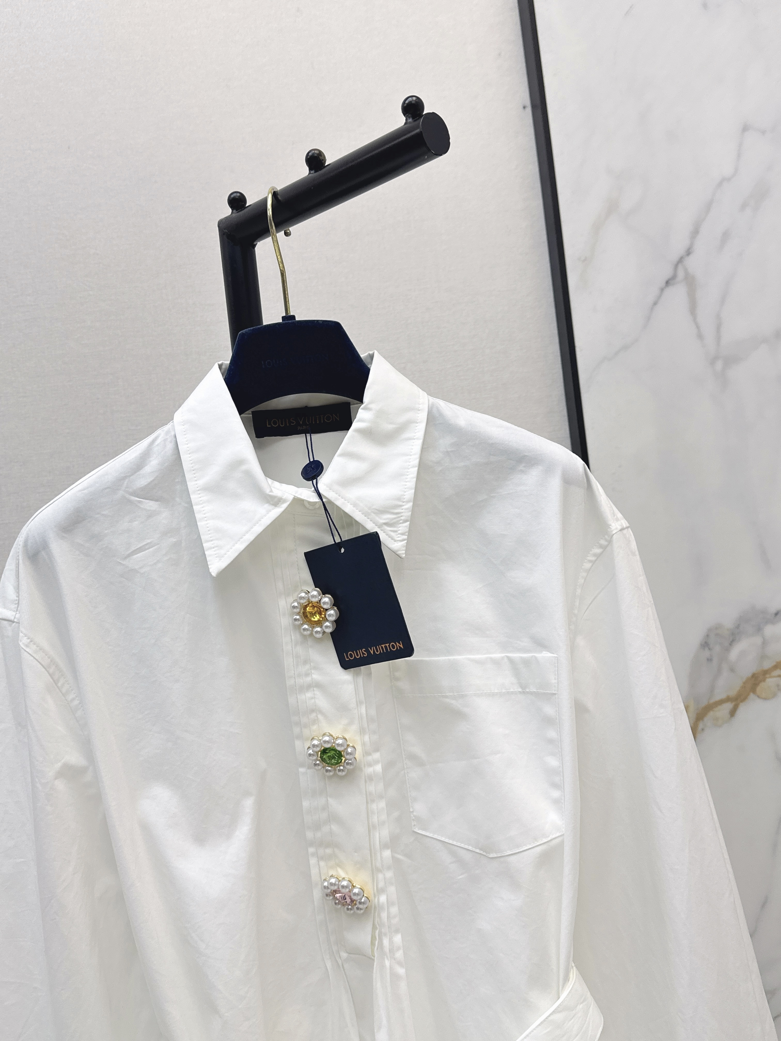 Loui 26ss belted shirt dress