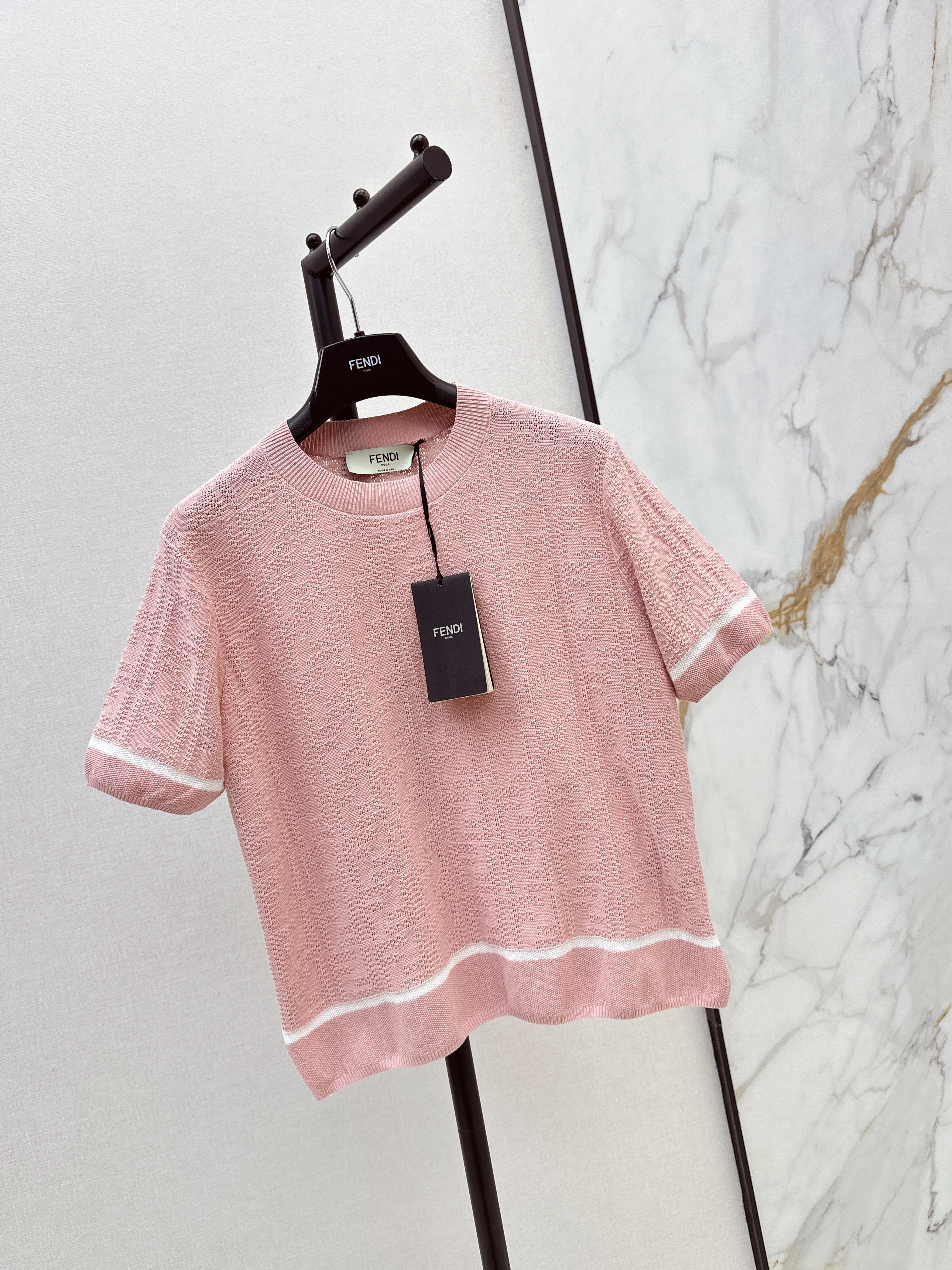 Fend 26ss jacquard knitwear