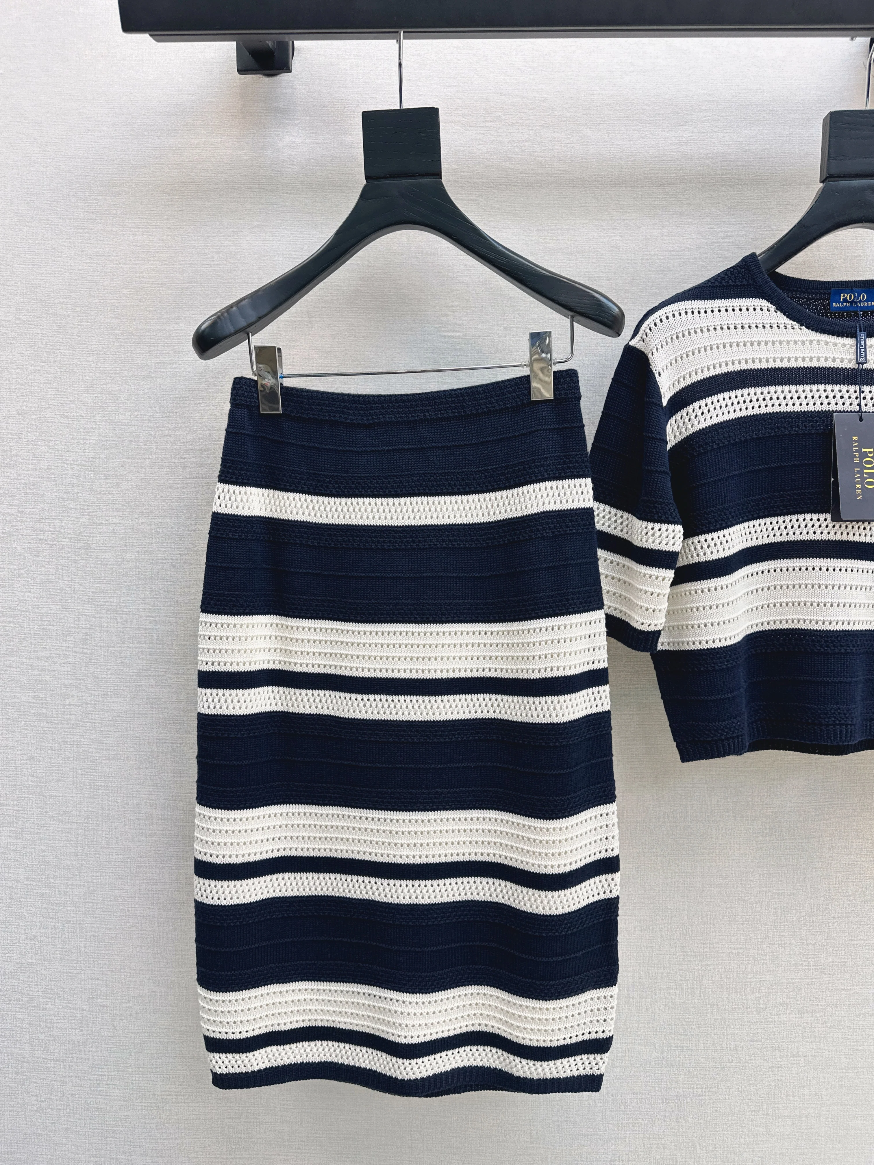 Ralp 26ss stripe outfit sets