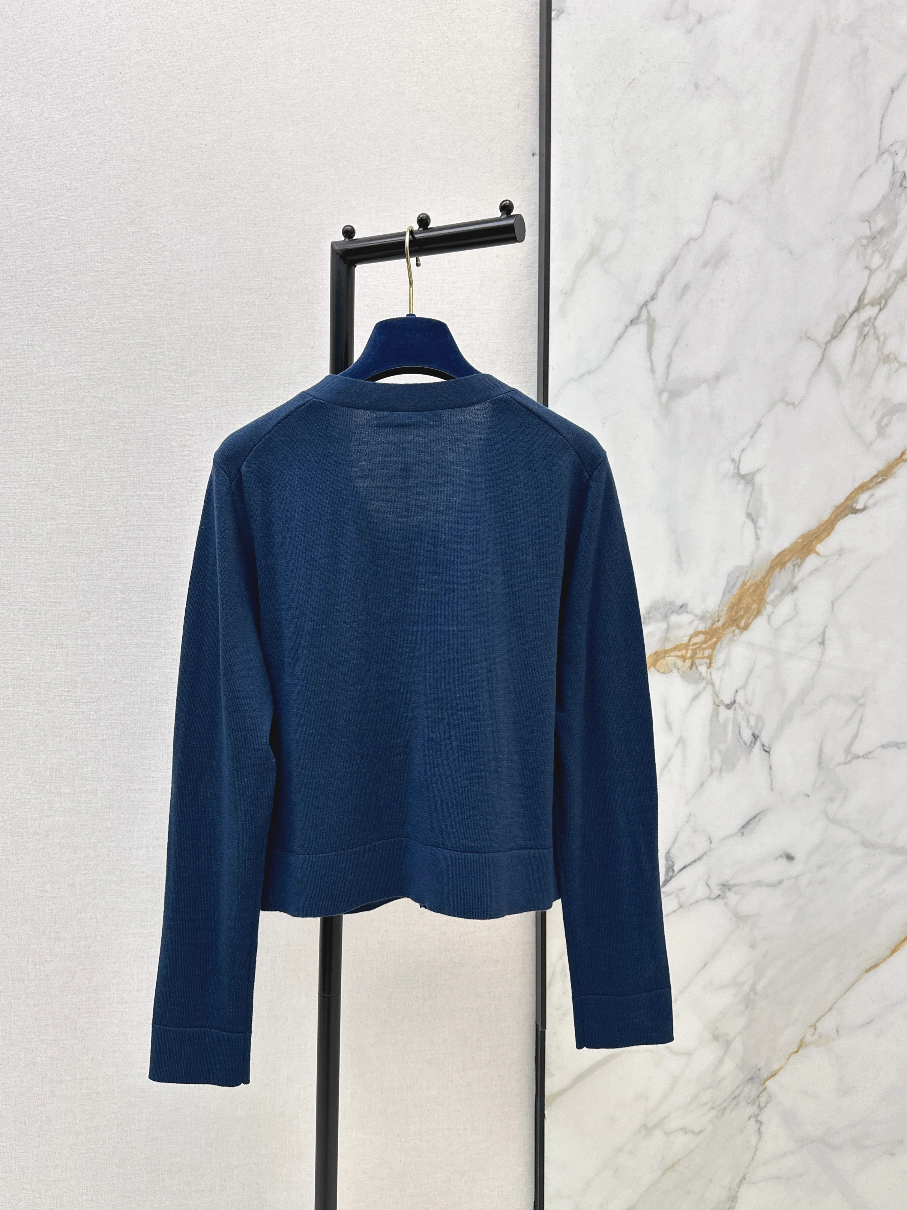 Louis 26ss print contract knit sweater