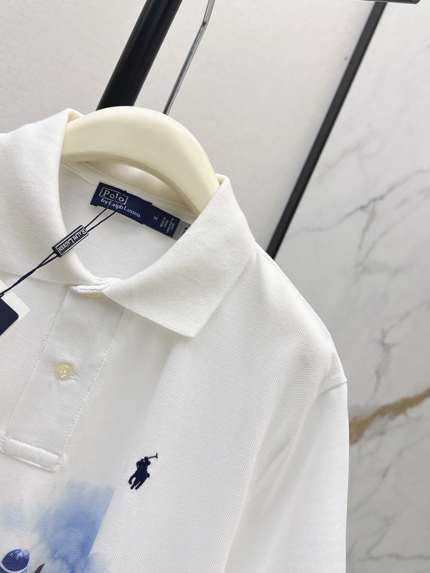 Ralp 26ss print polo shirt