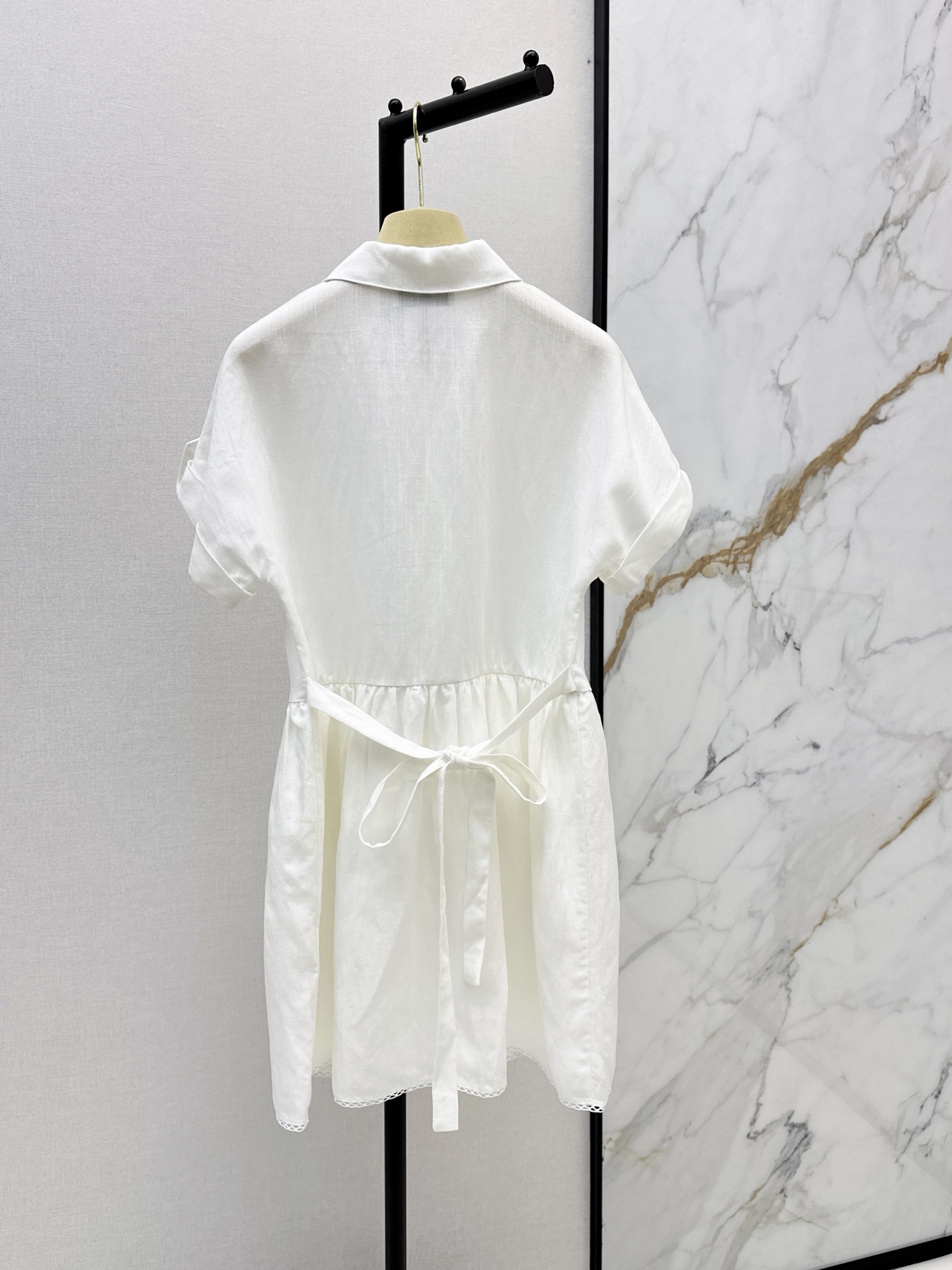 Miu 26ss cargo pocket shirt dress