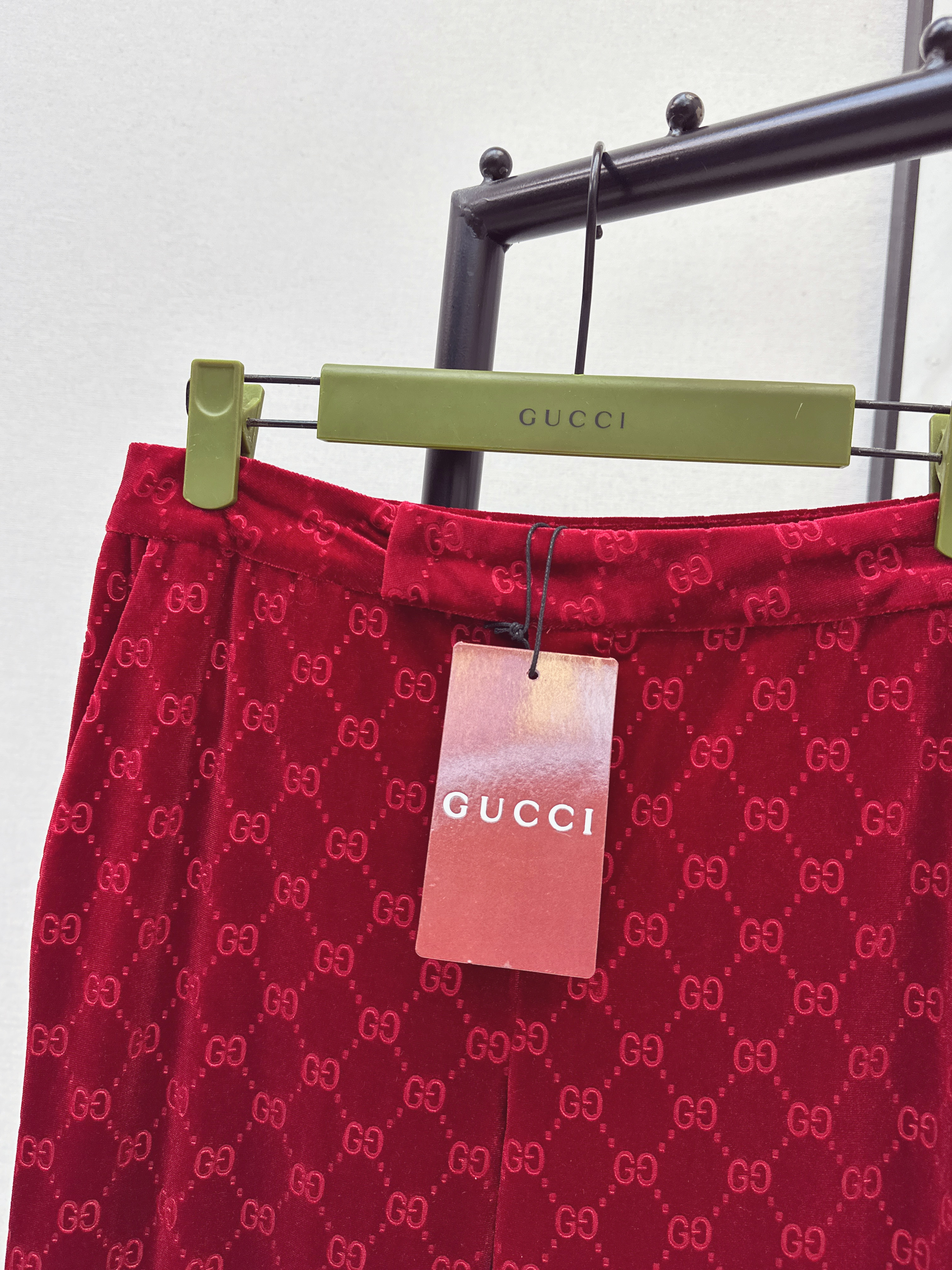 Guc 26ss velvet pants