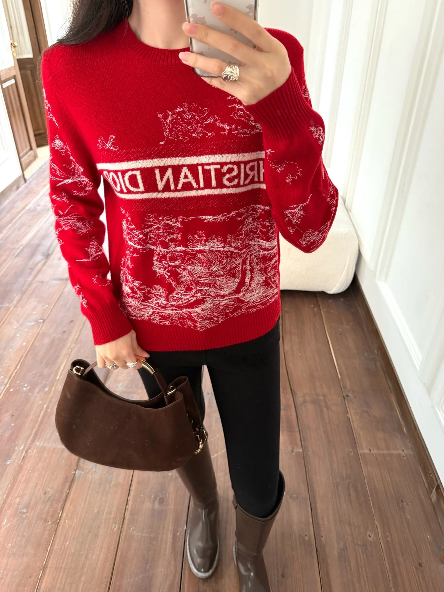 CD 26ss embroidery sweater