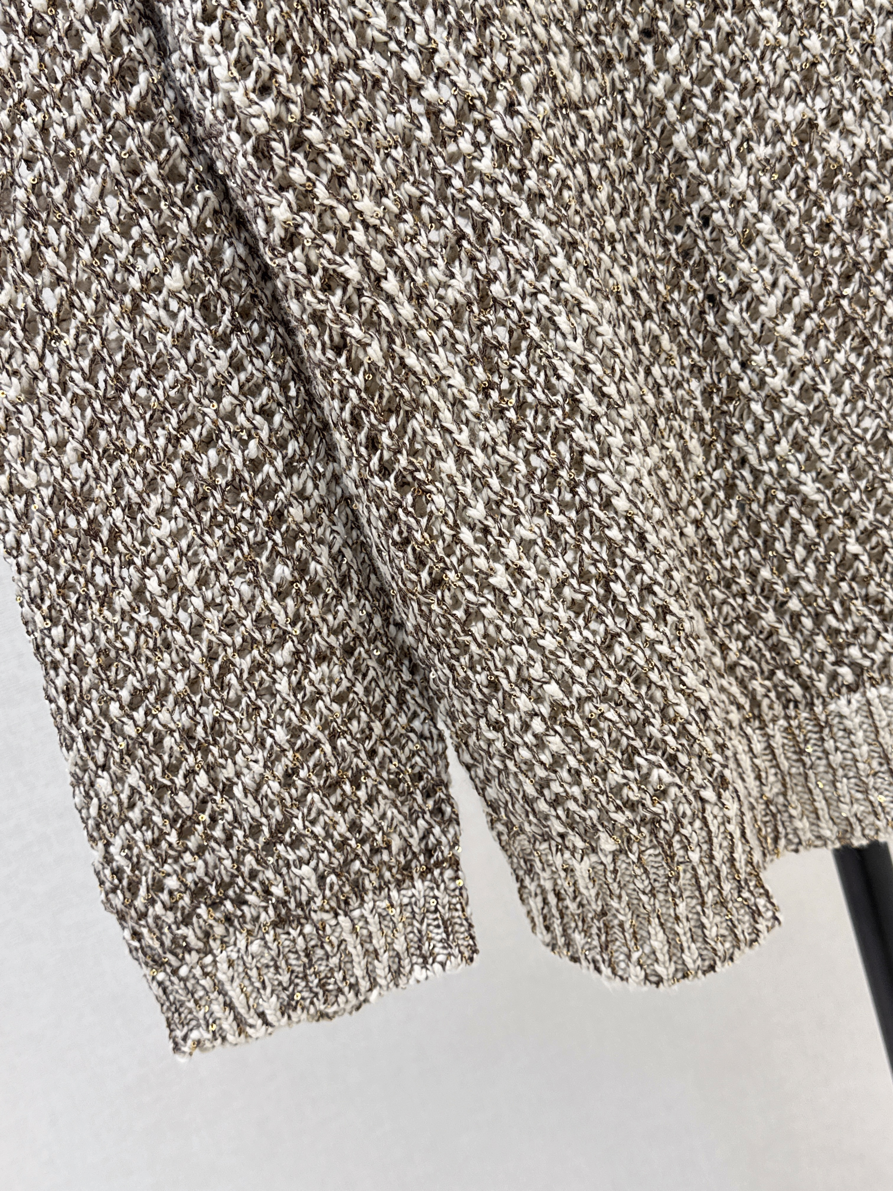 Brun 26ss hollow sweater