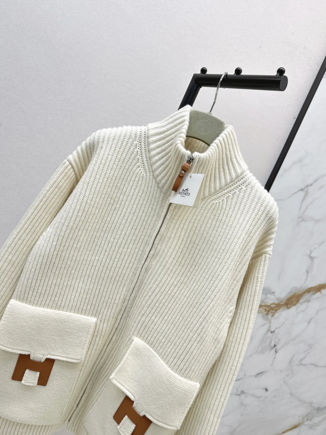 Herm 25fw knitted jacket