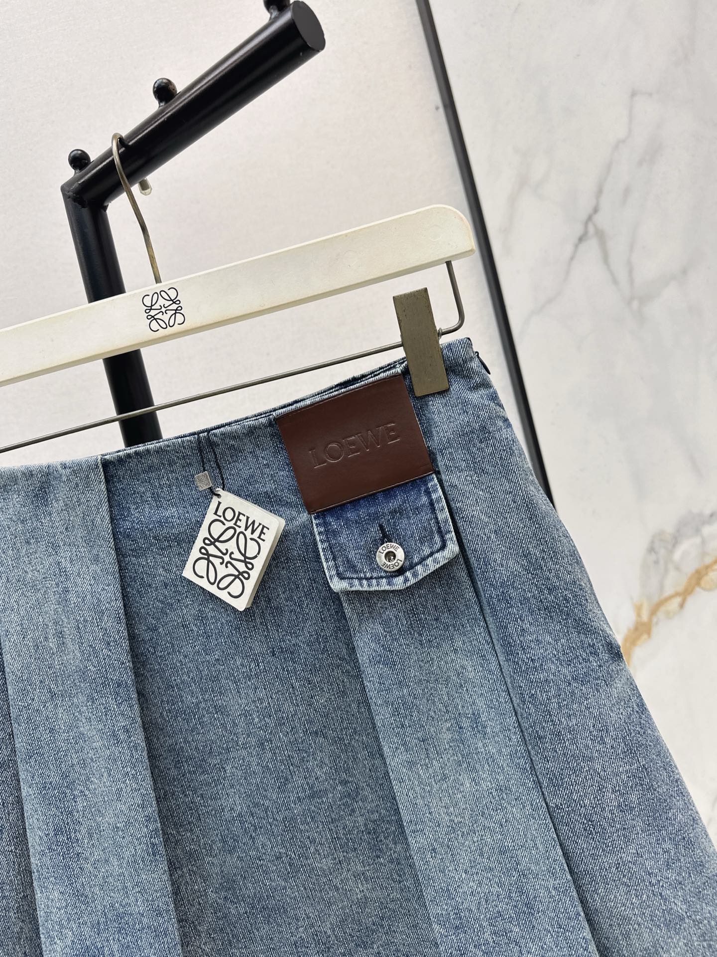 Loe 26ss denim skirts