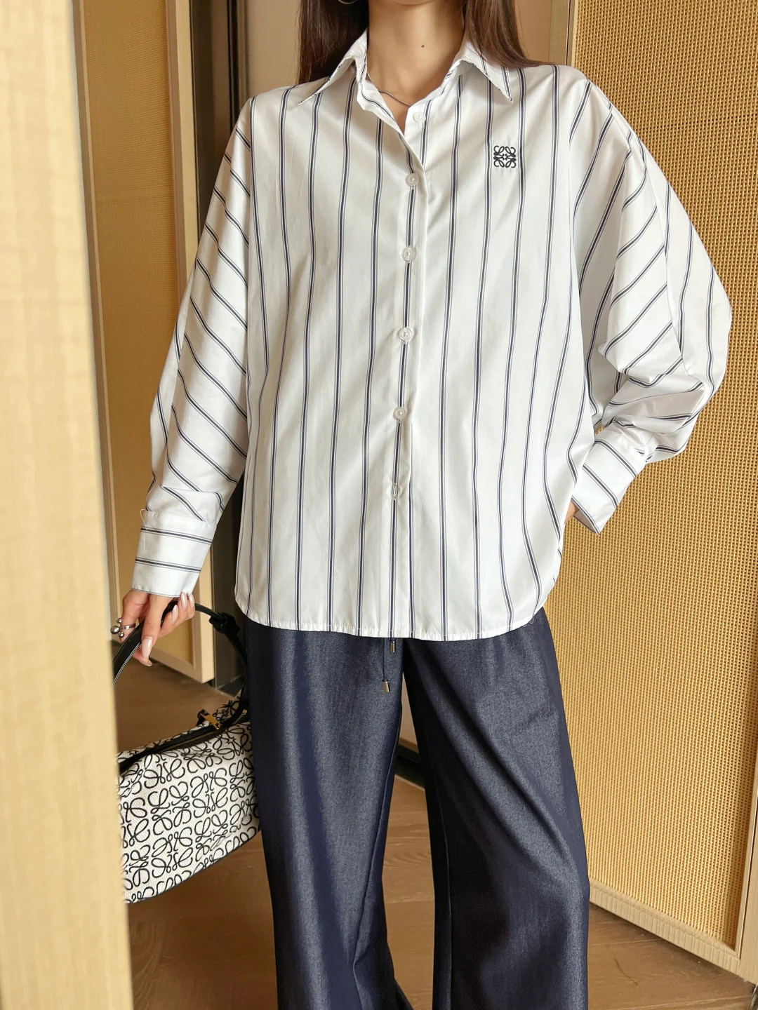 Loe 25fw stripe shirts