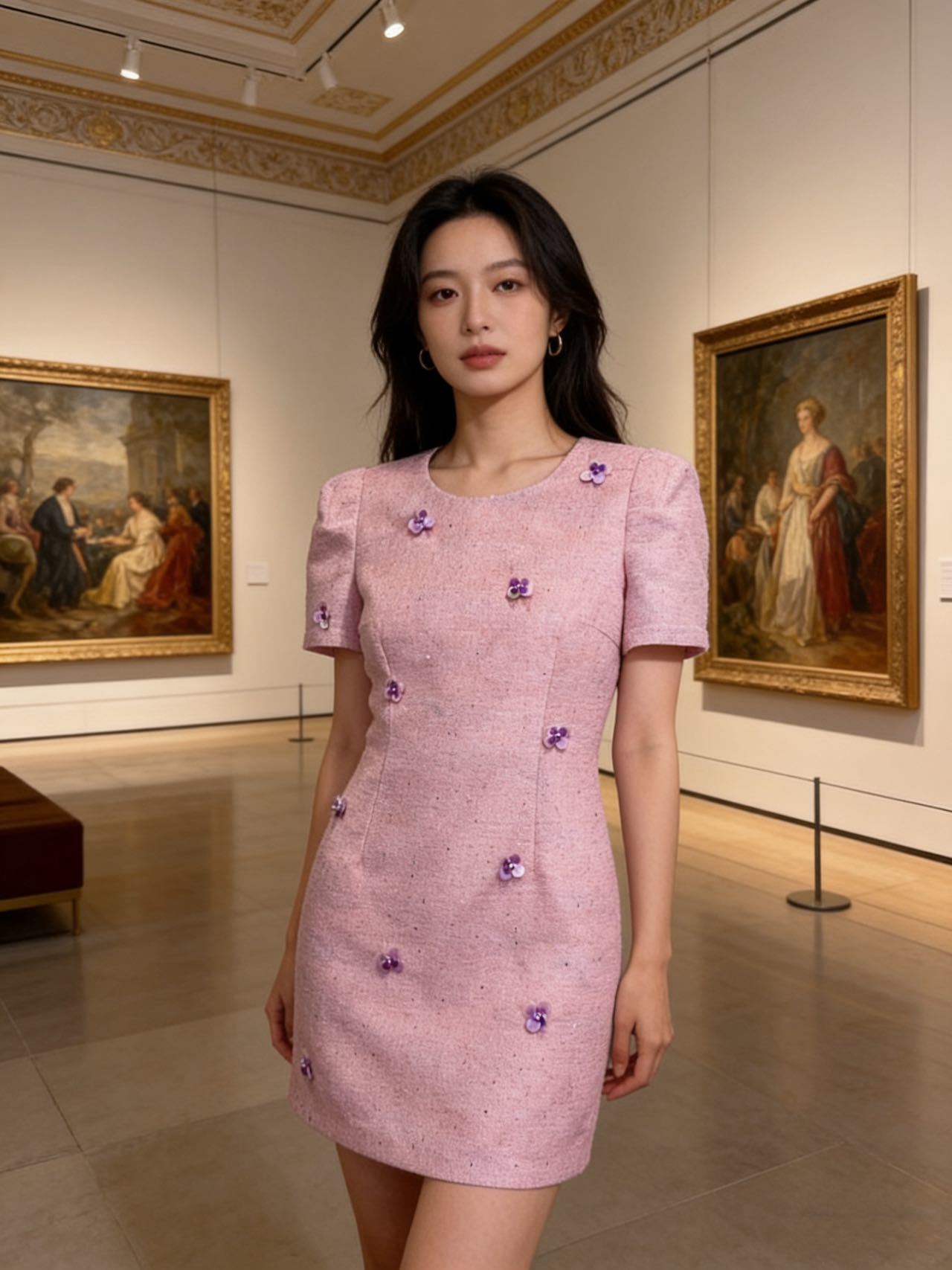 Chan 26ss sequin dress