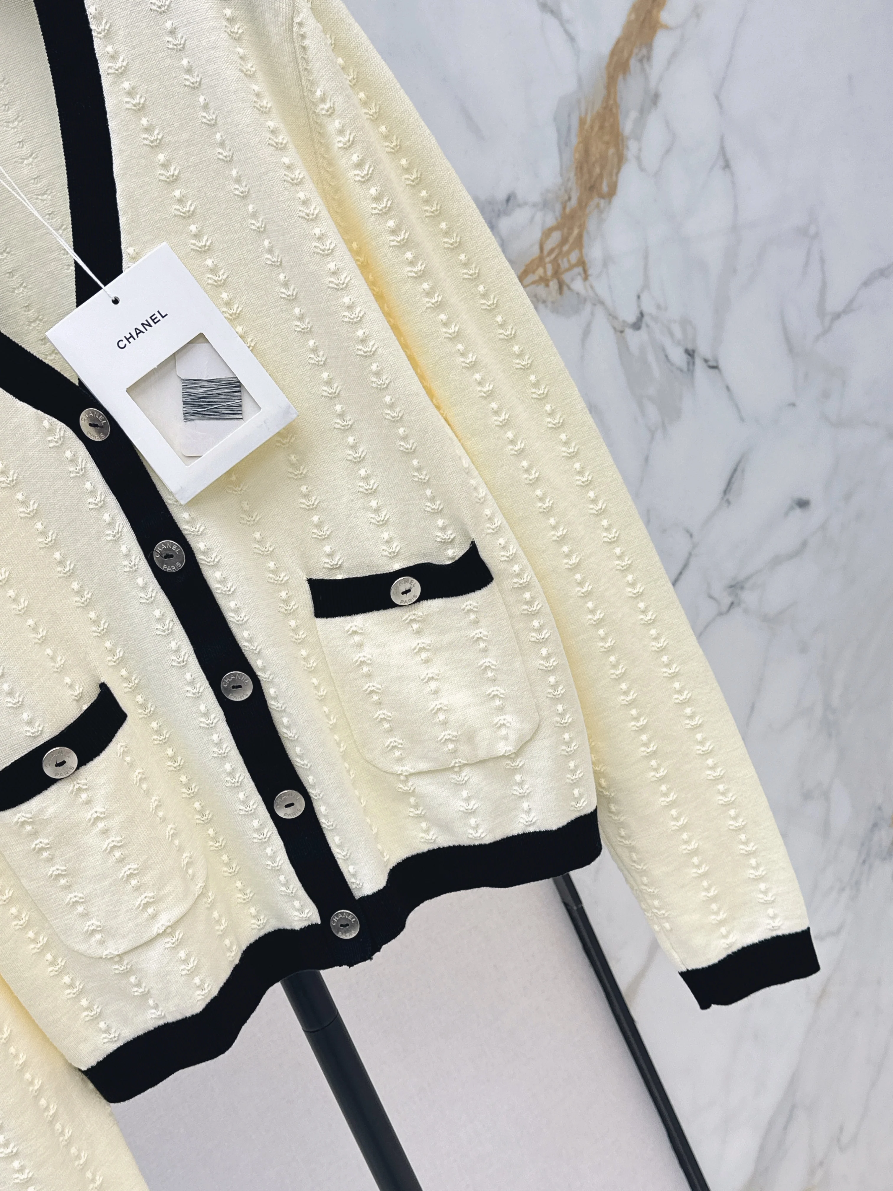 Chan 26ss embroidery cardigan