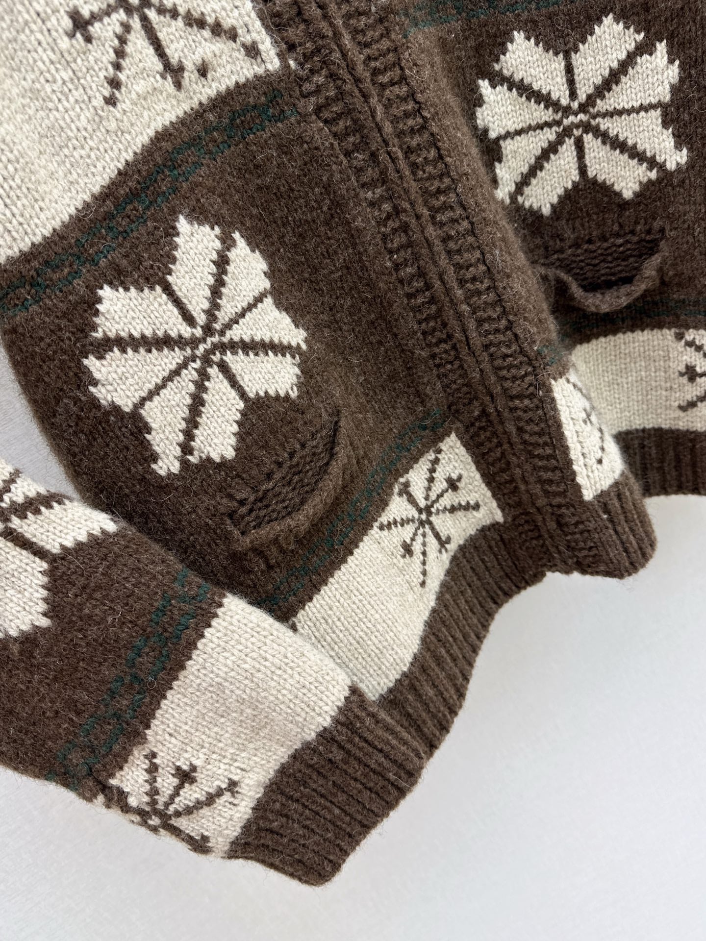 Ralp 26ss fair isle cardigan