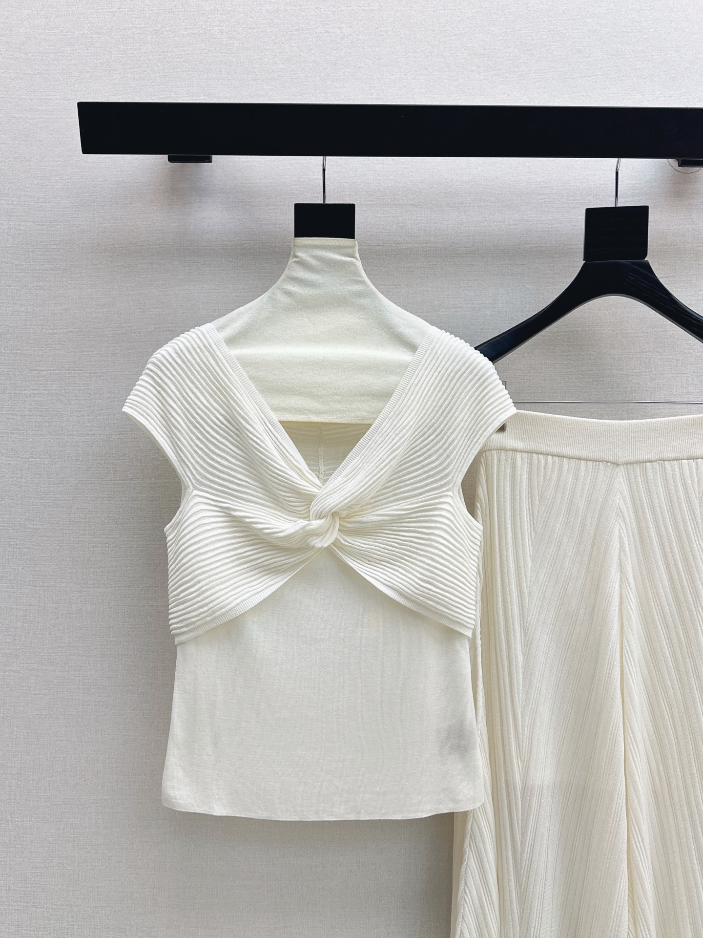 Chol 26ss knit suit