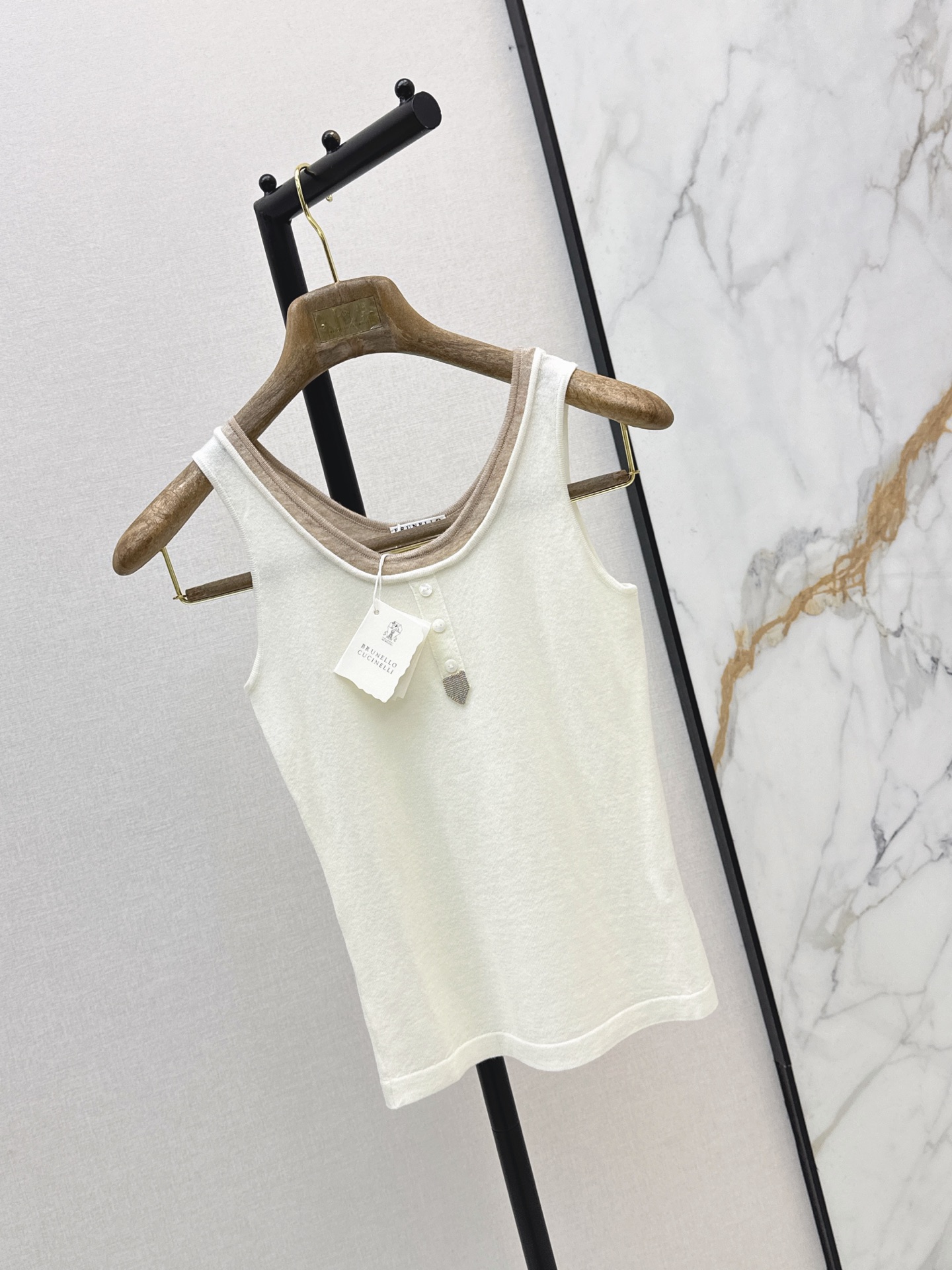 Brun 26ss knit vest