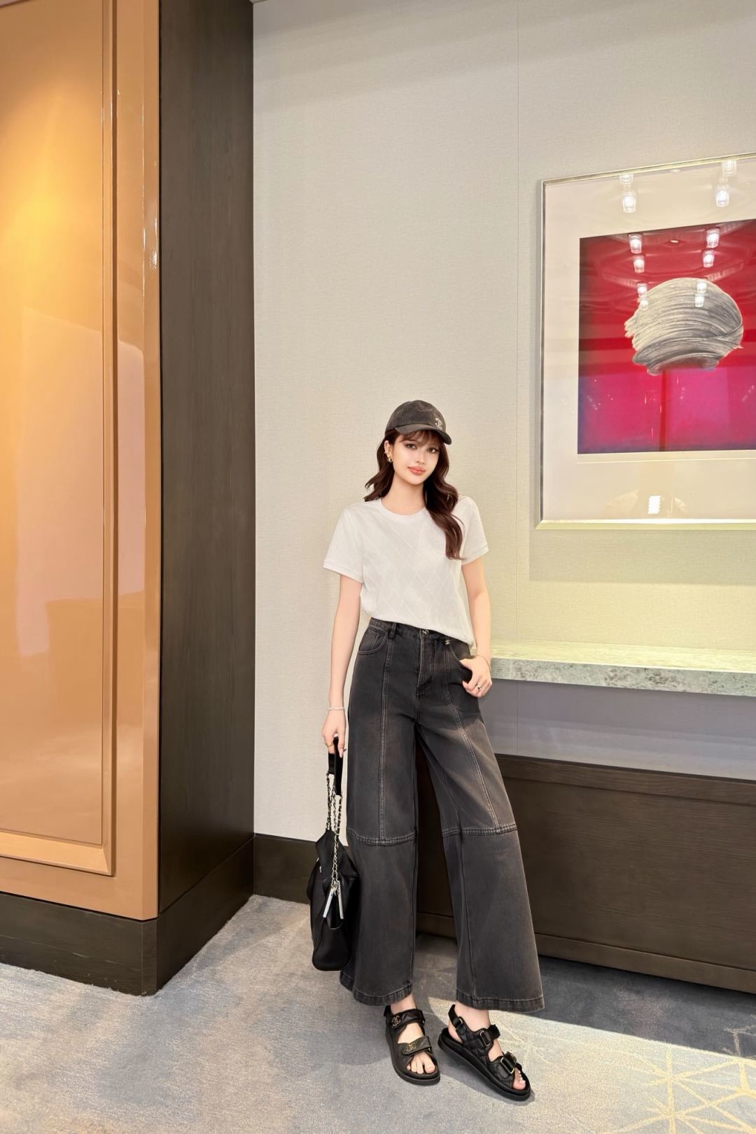 Chan 26ss cropped jeans