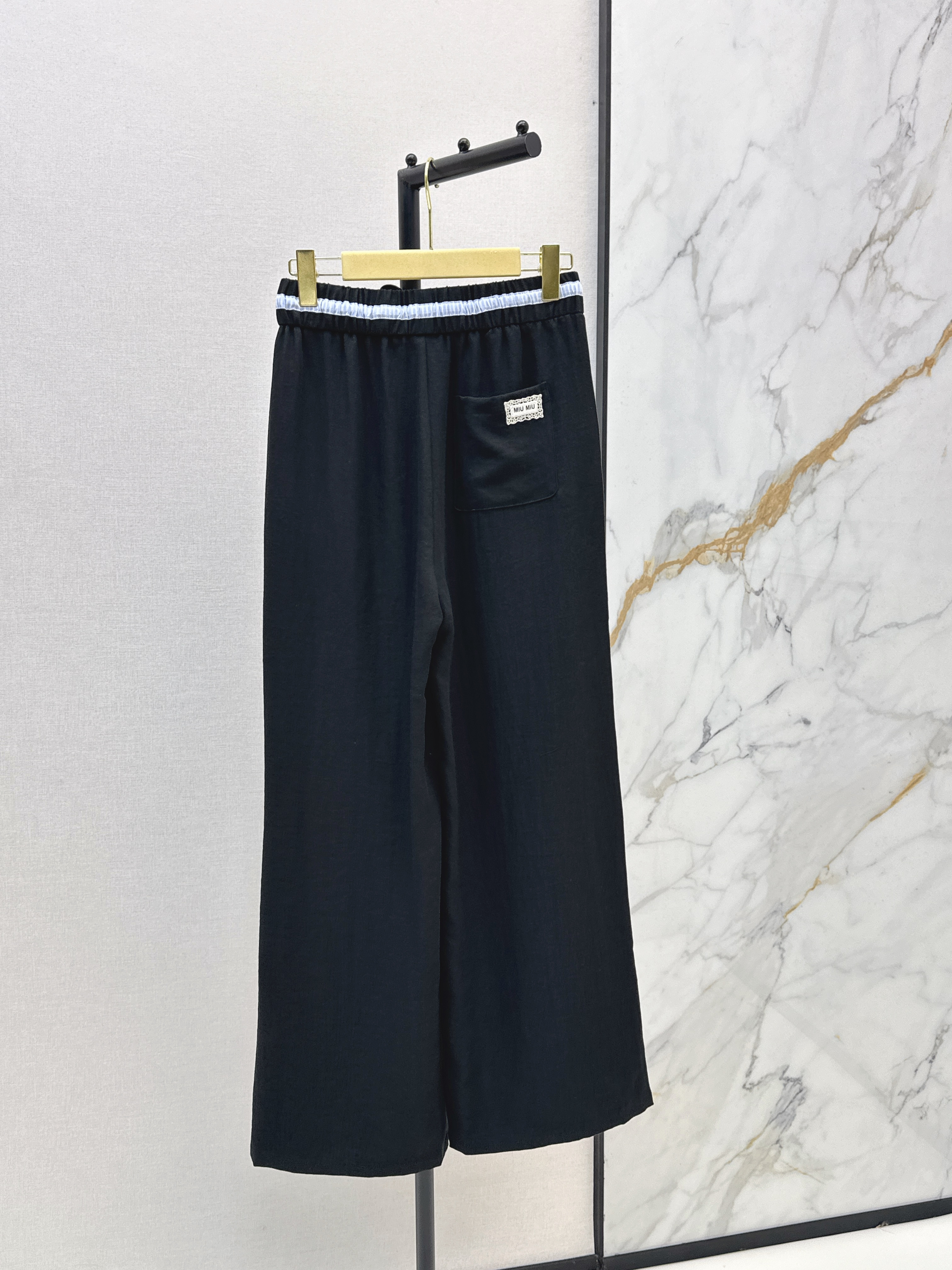 Miu 26ss straight-leg pants