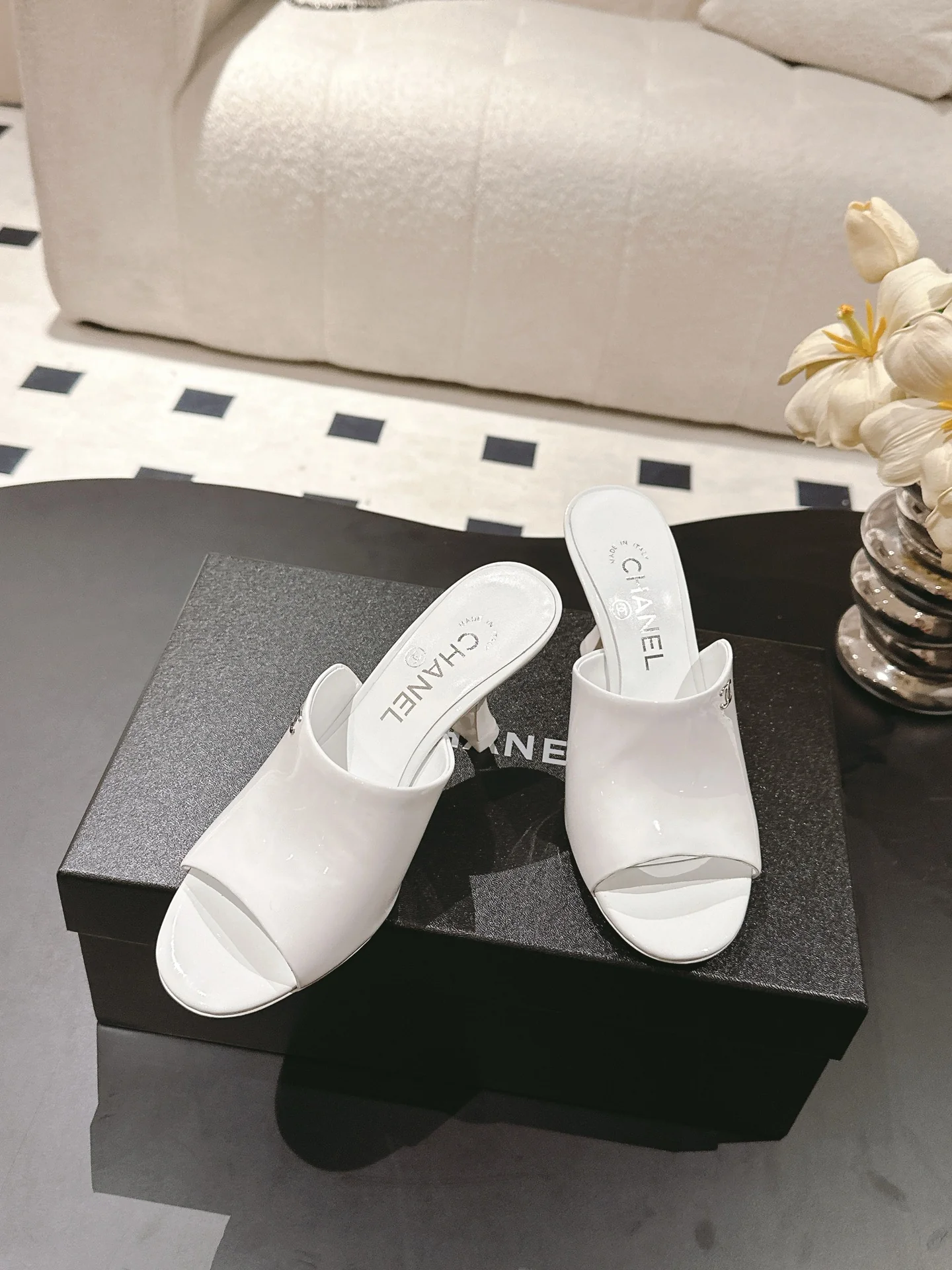 Chan 25fw heels sandals