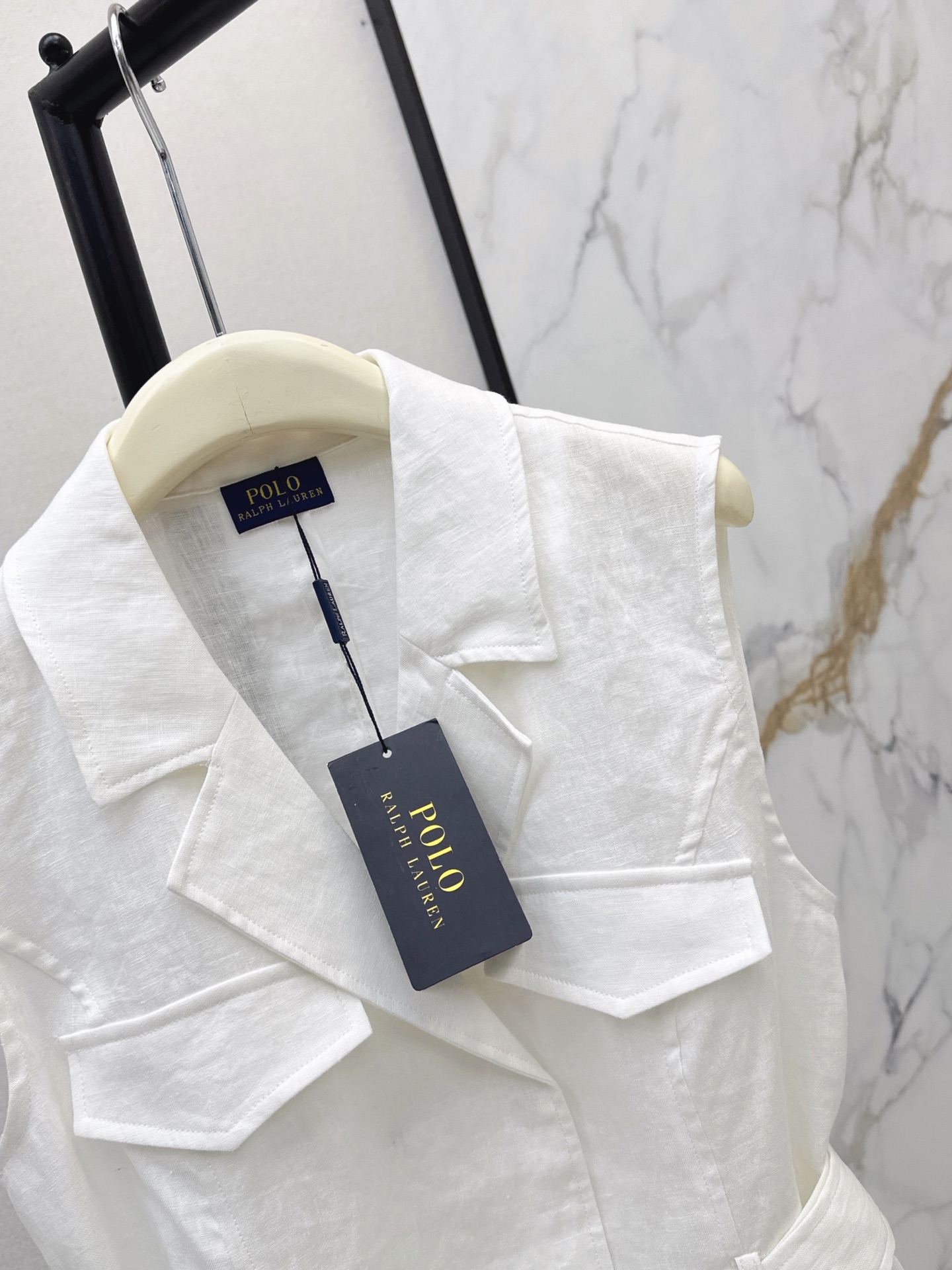 Ralp 26ss linen vest jacket