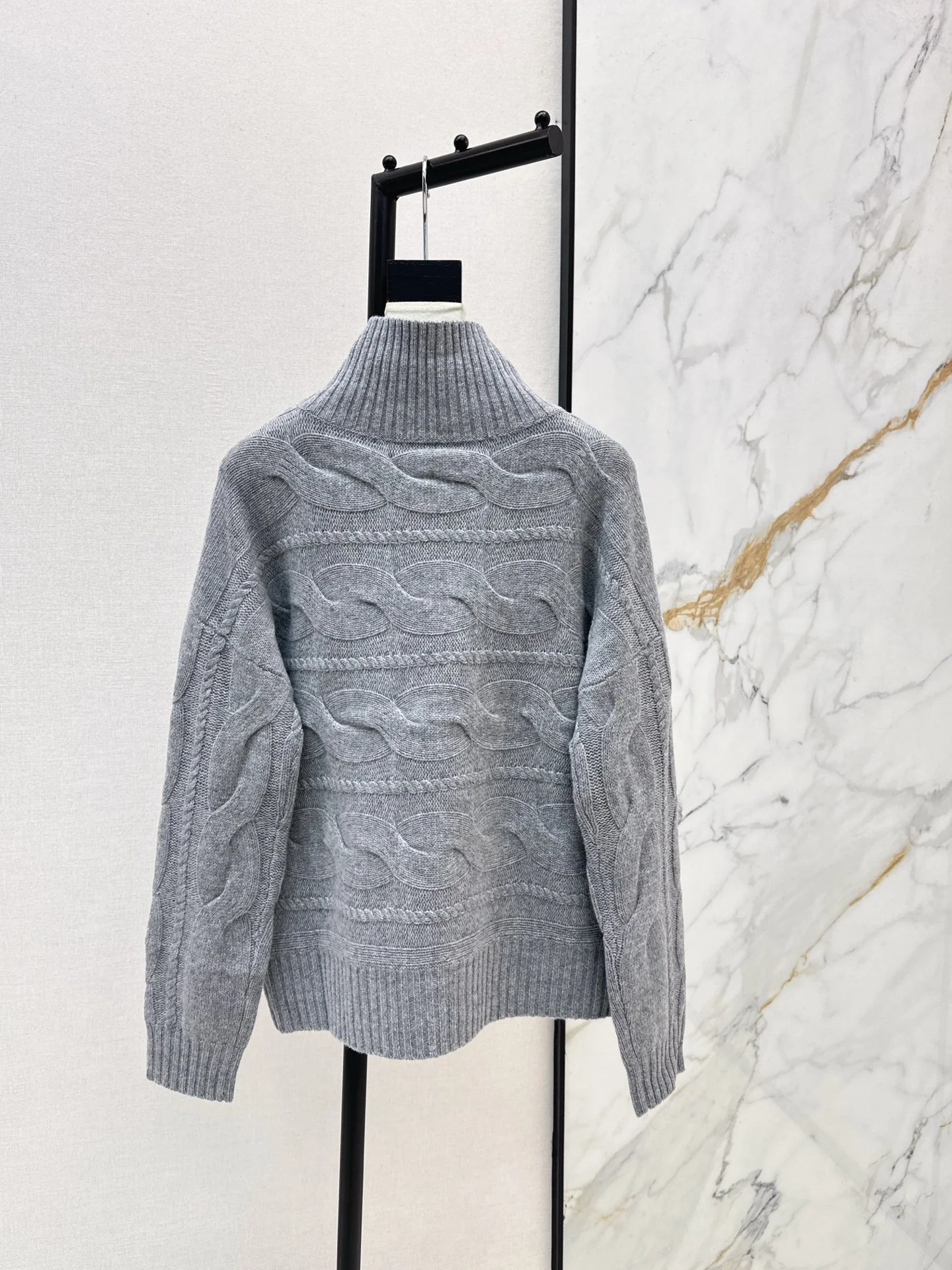 Max 25fw cable knit sweater