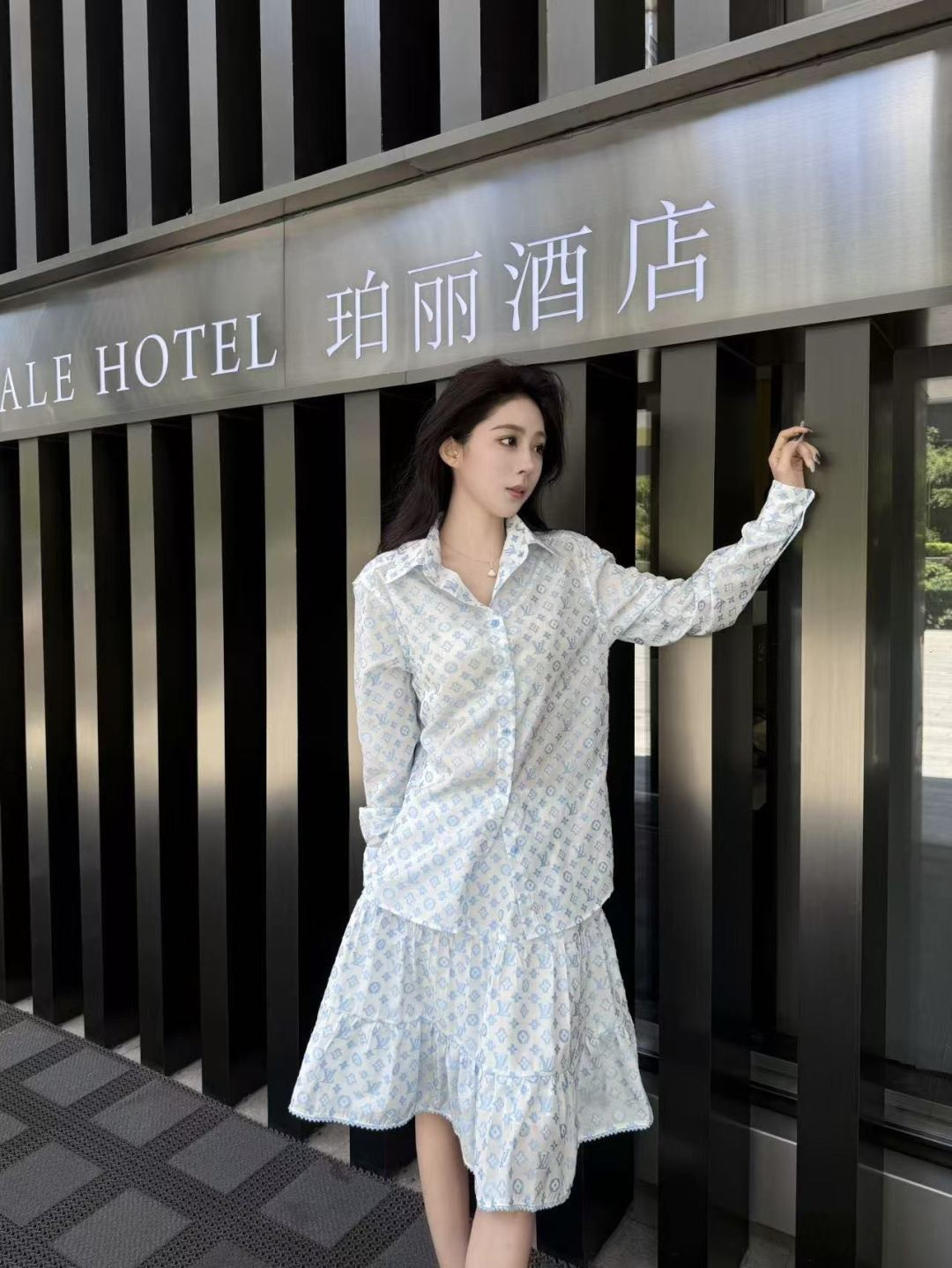 Loui 26ss layered skirt