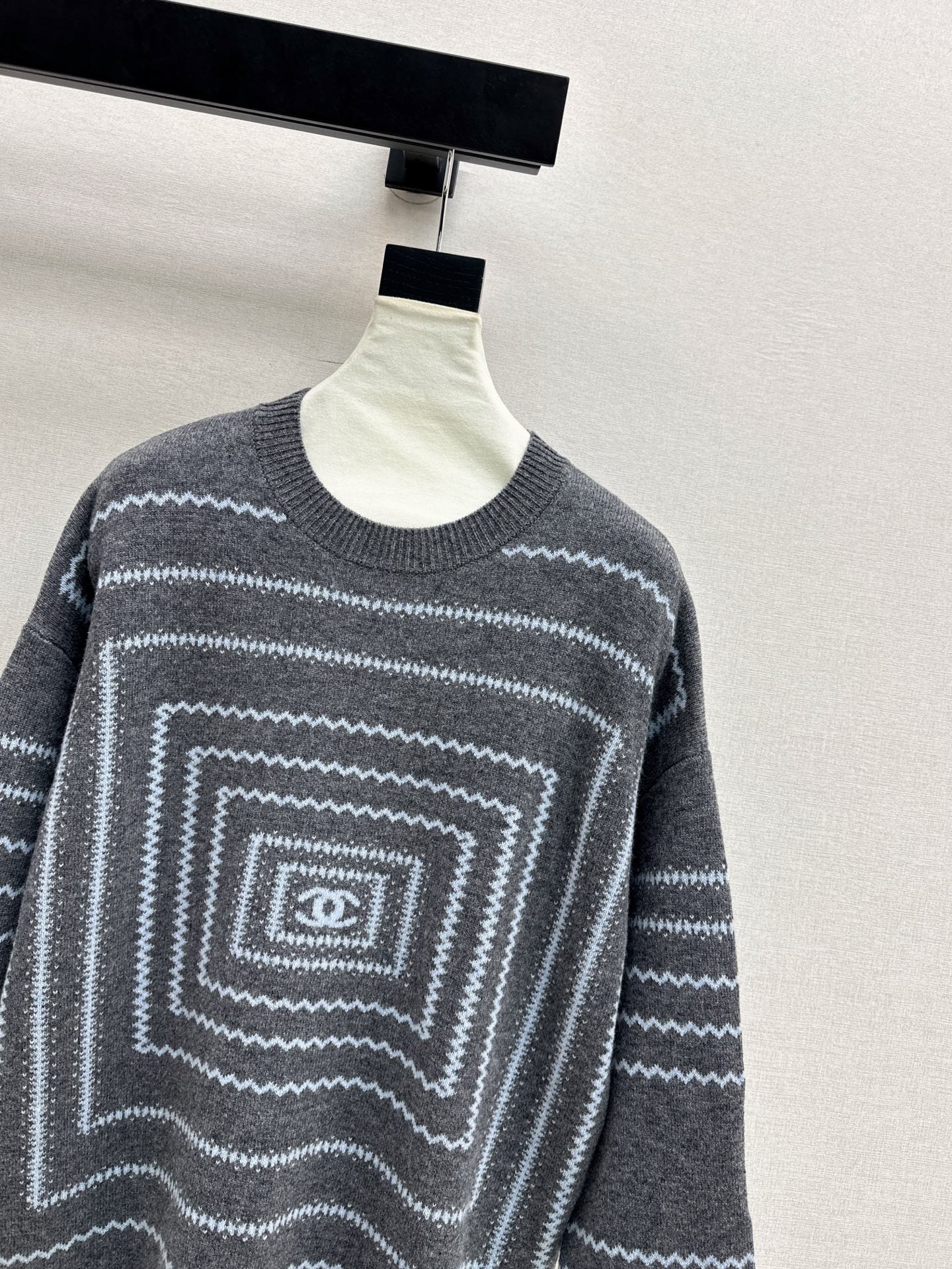 Chan 26ss jacquard sweater