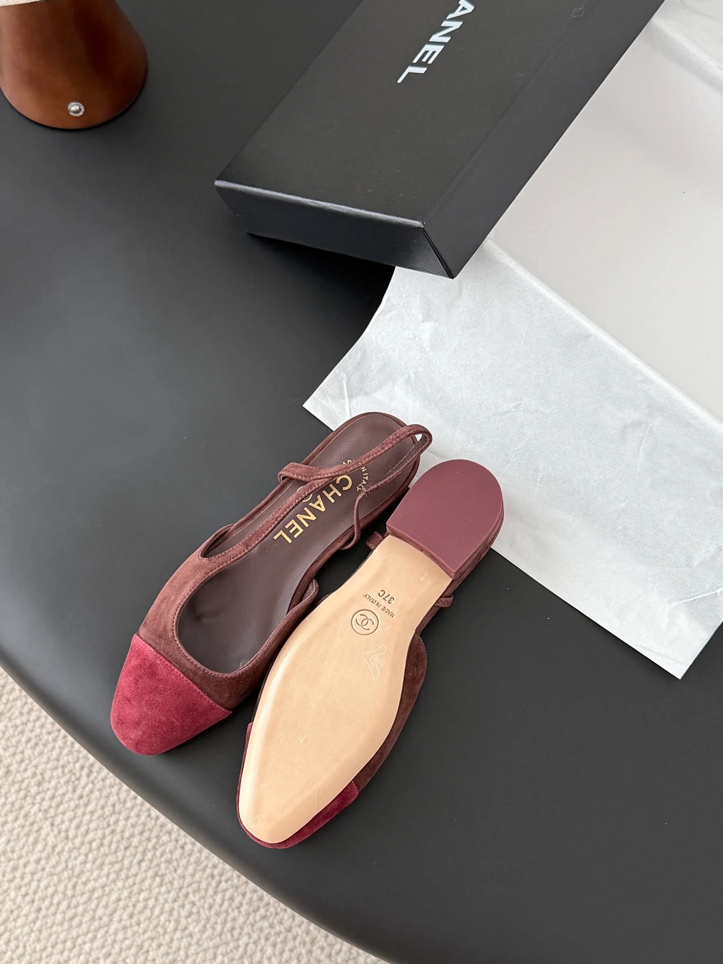 Chan 25fw slingback sandals