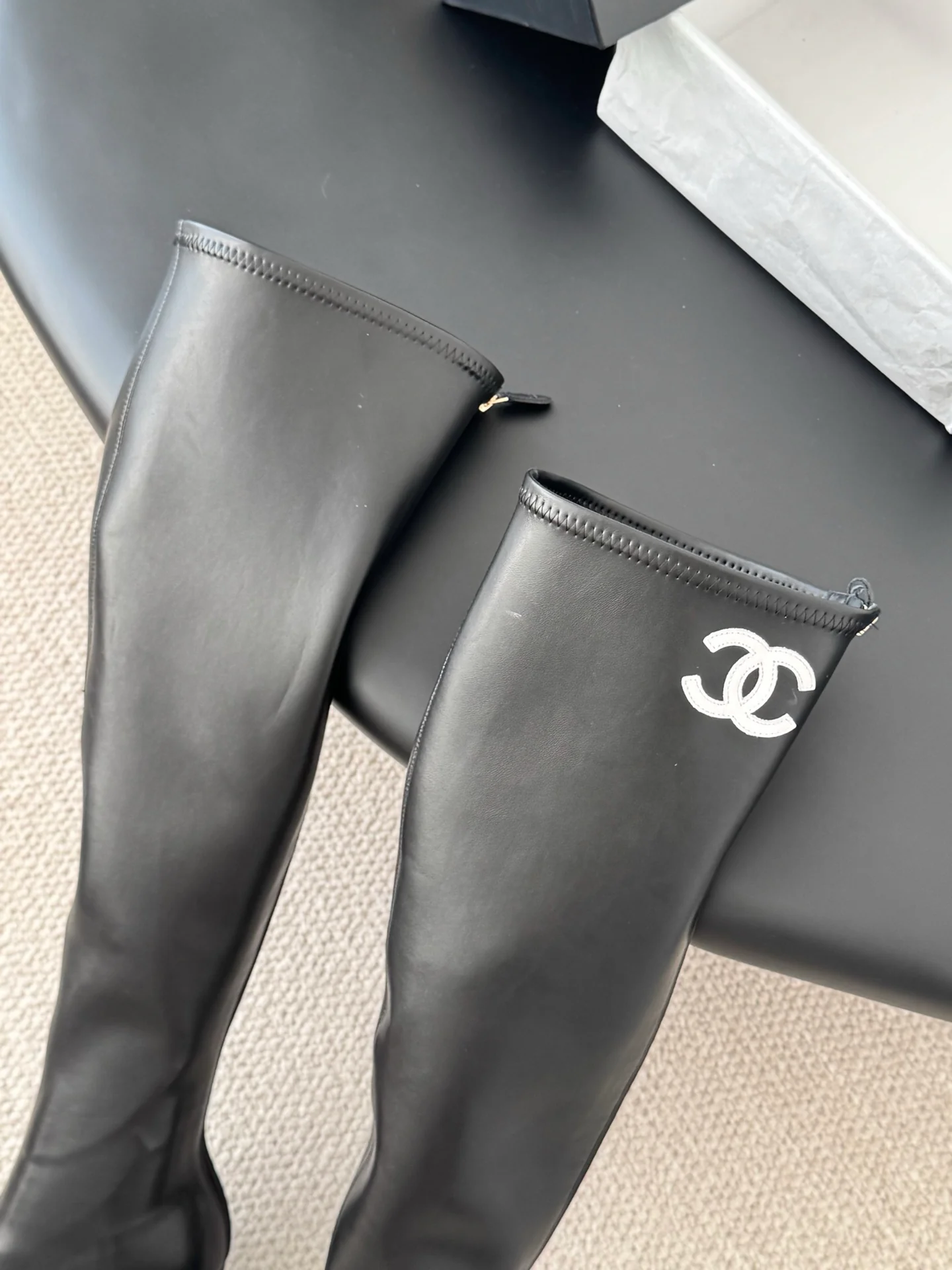 Chan 25fw over the knee boots