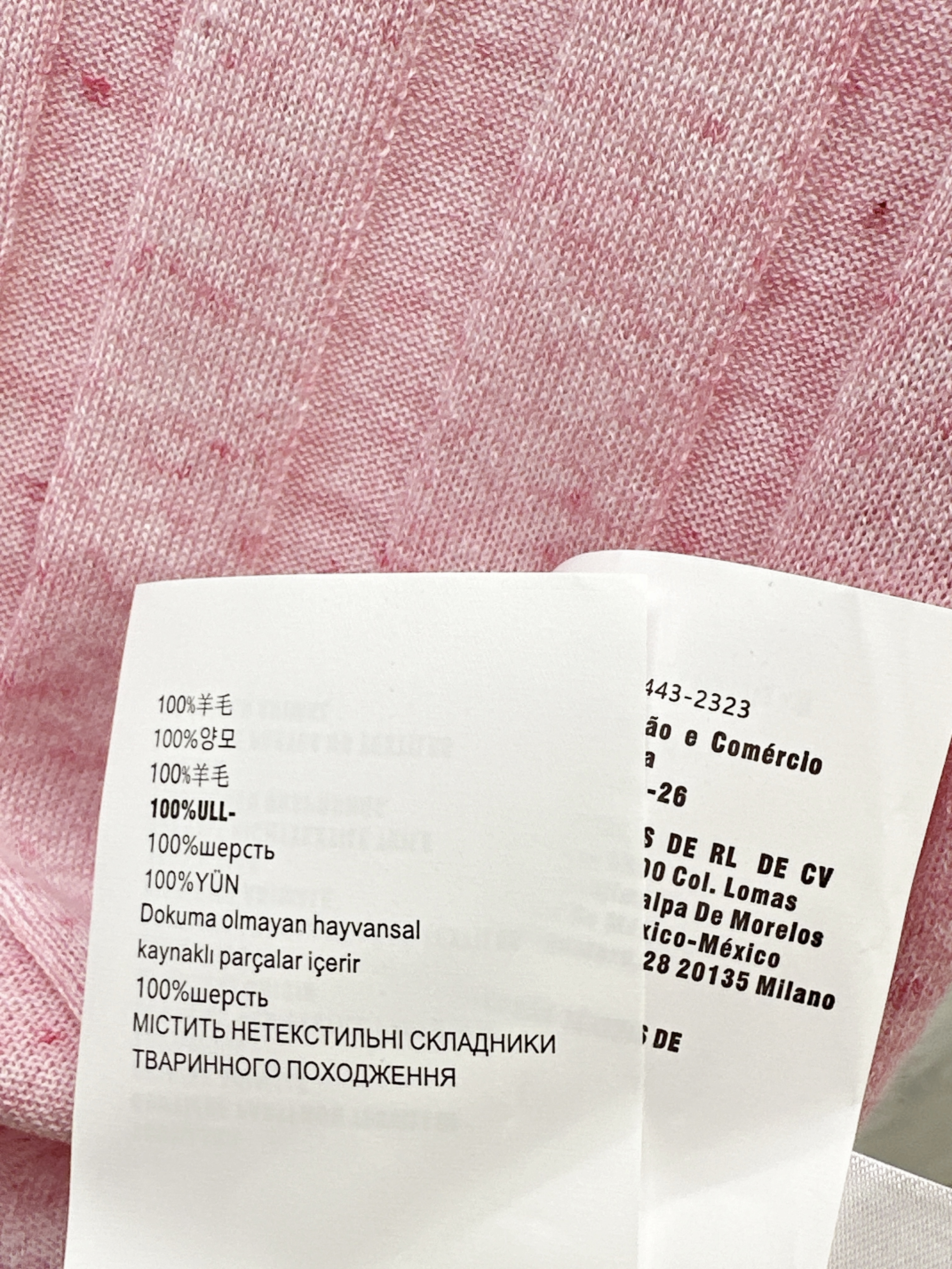 Prad 26ss knit sweater