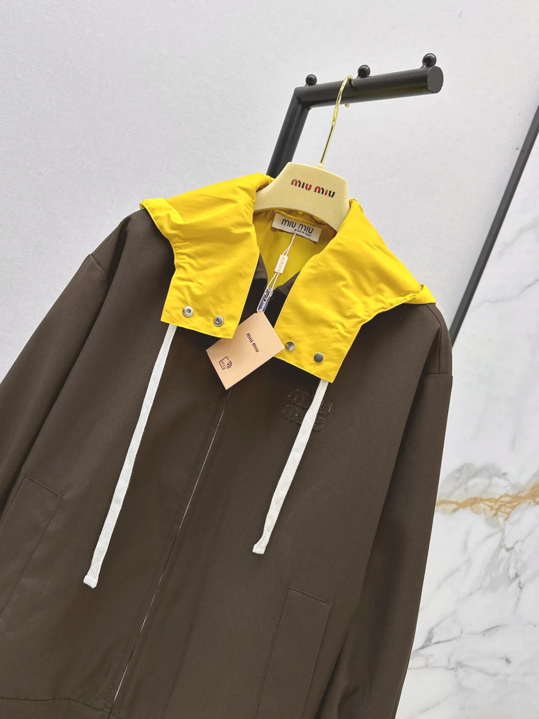 Miu 25fw hooded jacket