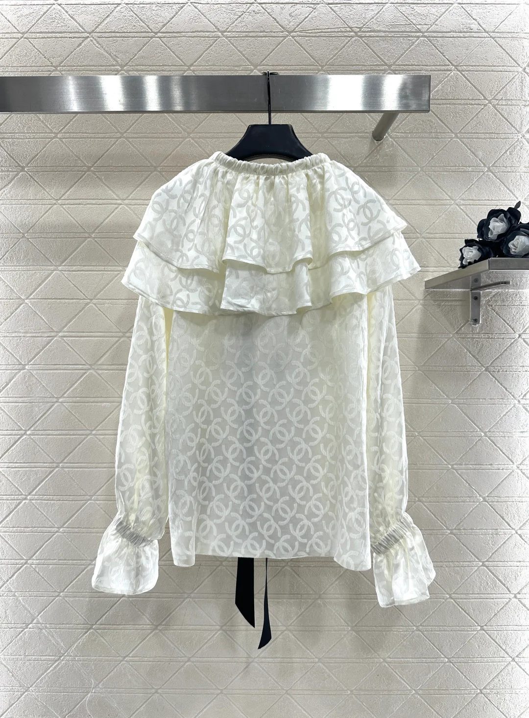 Chan 26ss jacquard  cape shirts