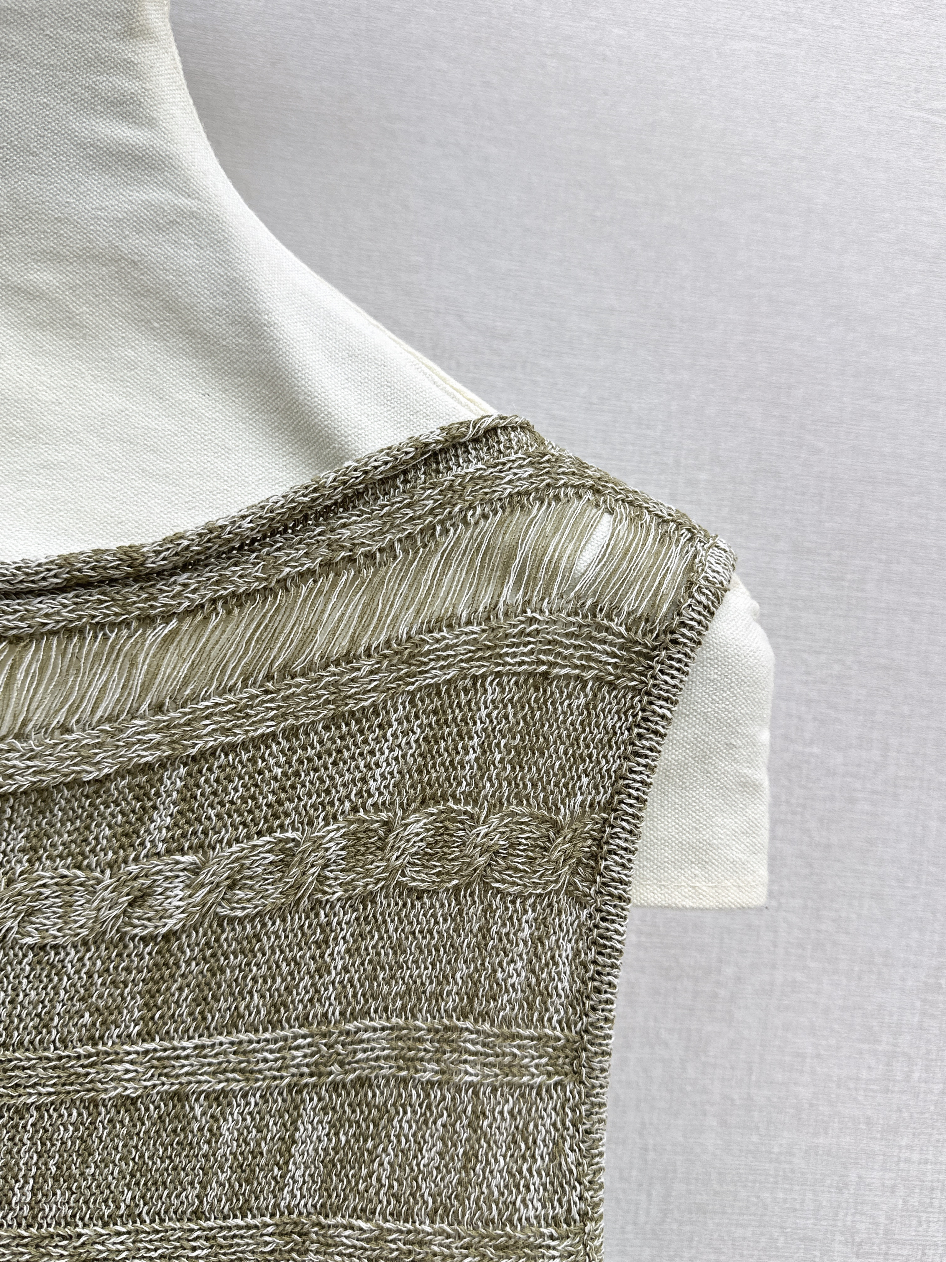 Brun 26ss sleeveless knitwear