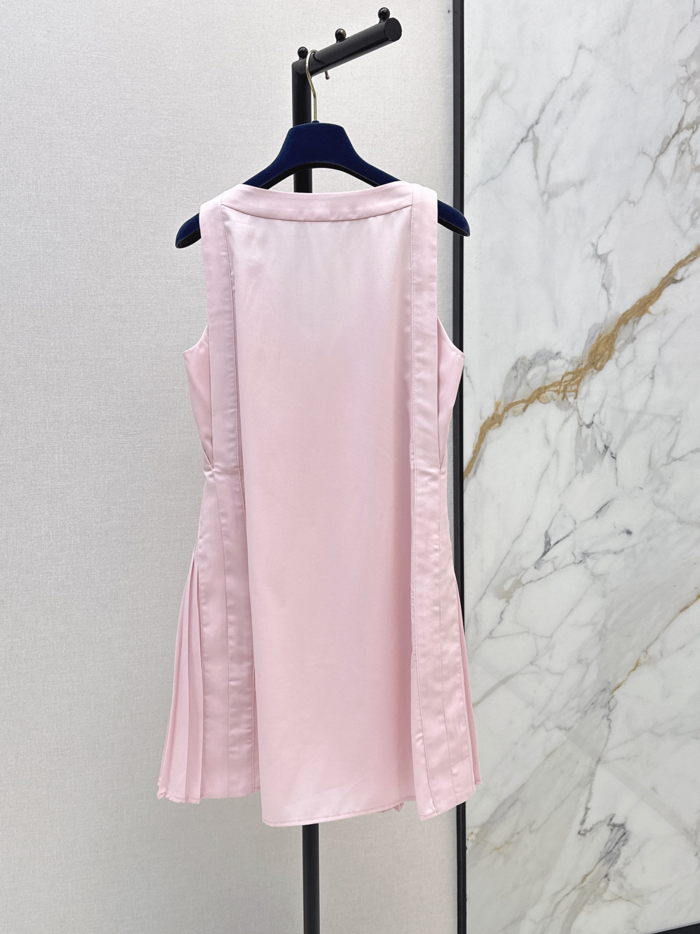Loui 26ss pleated vest dress