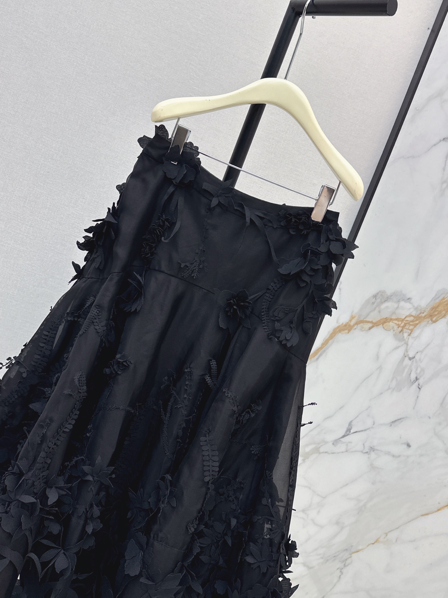 Zimm 26ss 3d floarl skirt