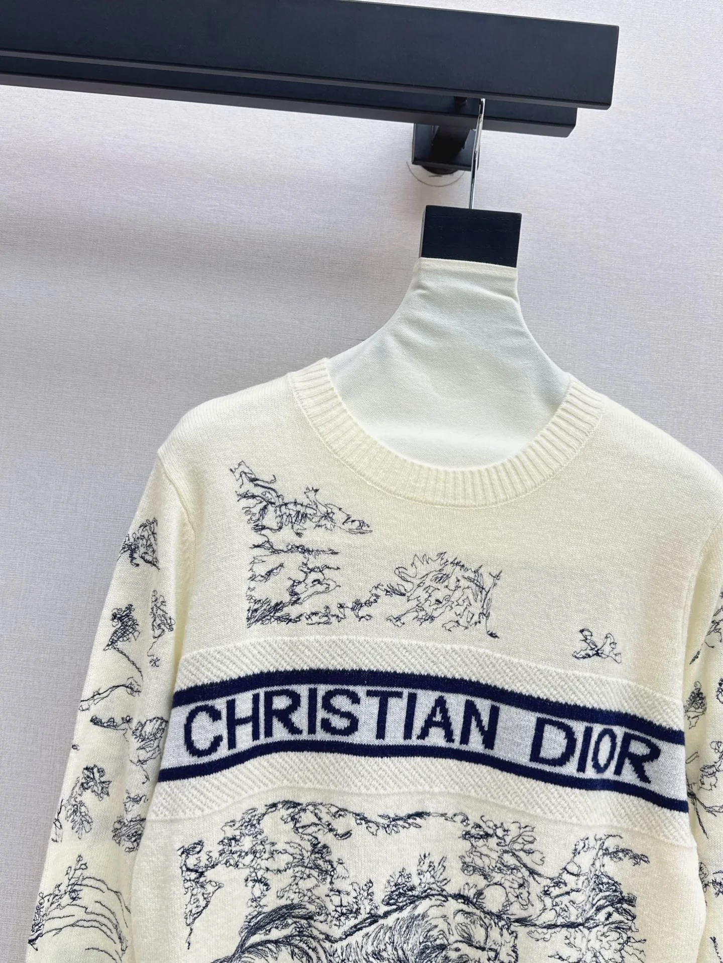 CD 26ss embroidery sweater