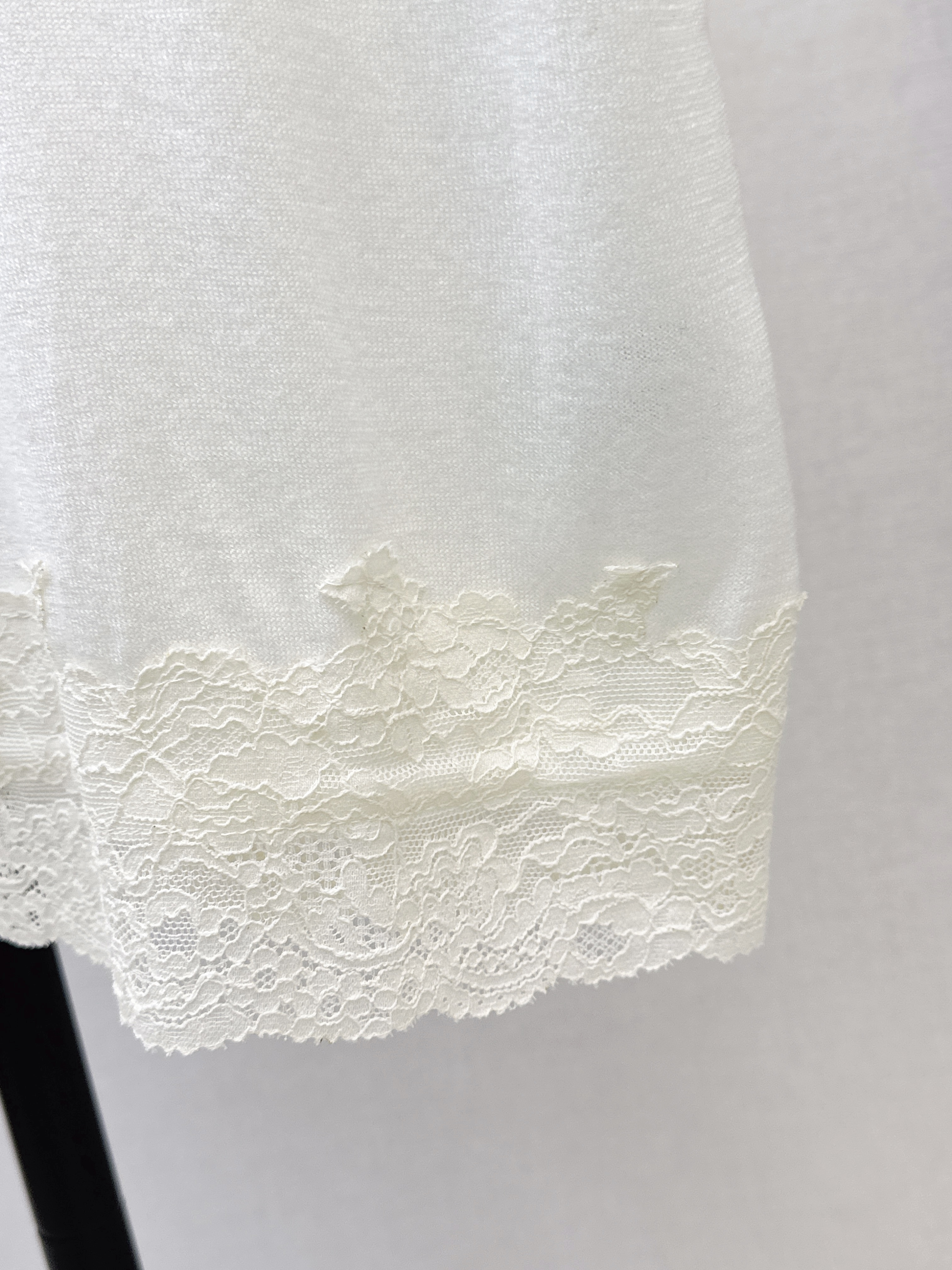 Miu 26ss contract lace knitwear
