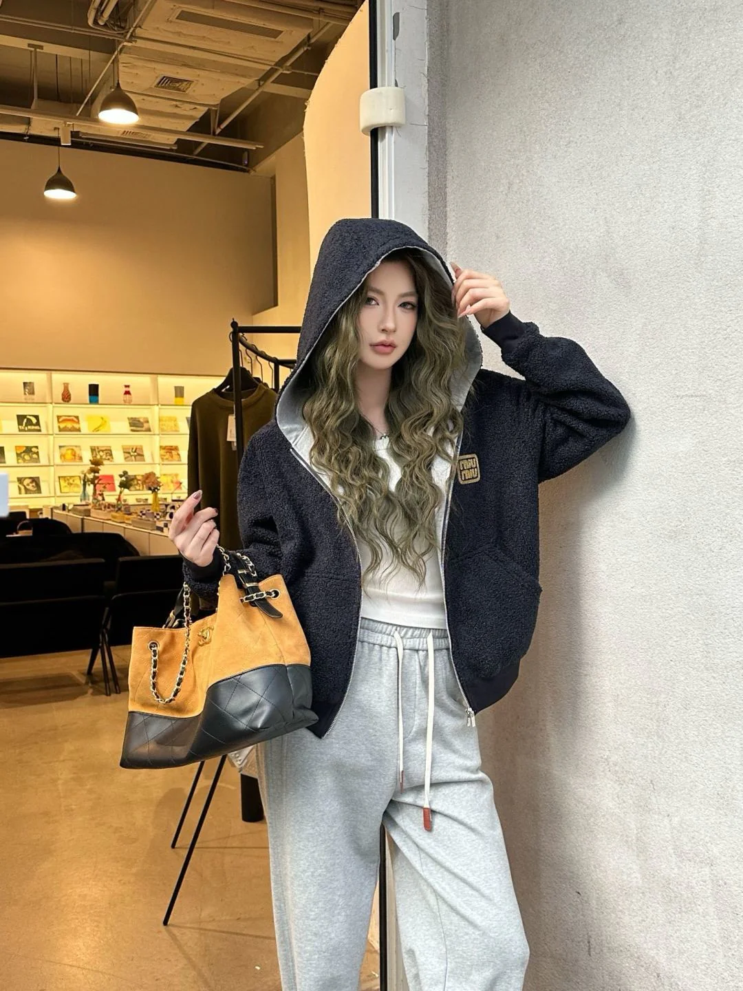 Miu 25fw reversible jacket