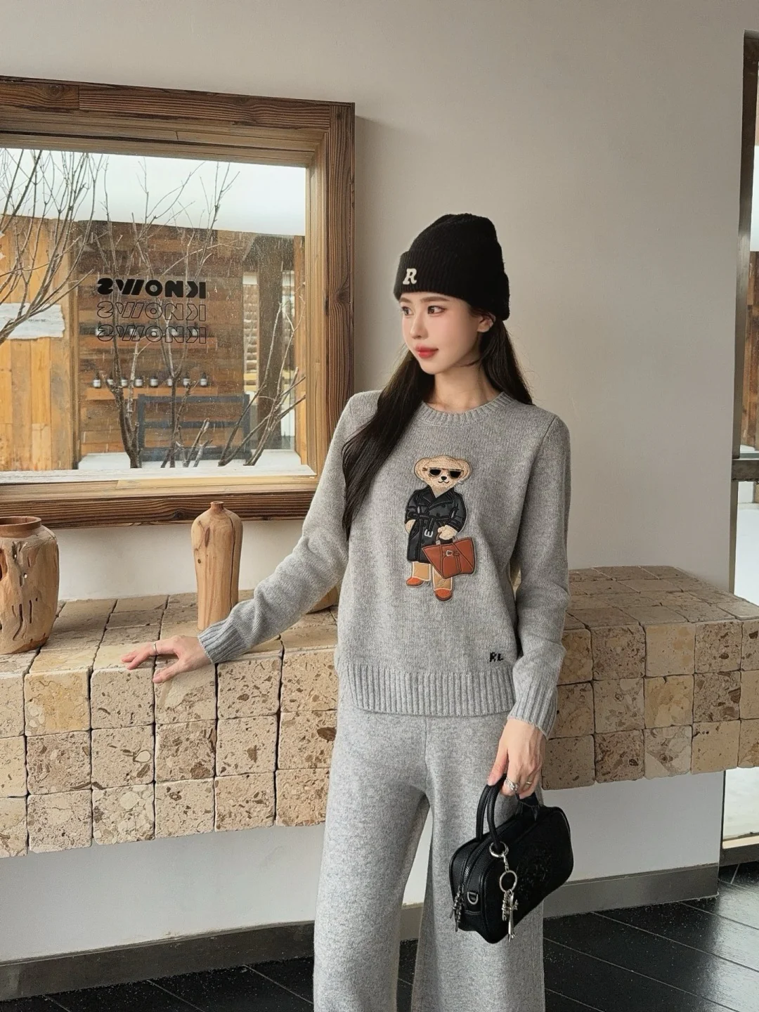 Ralp 25fw sweater pants set