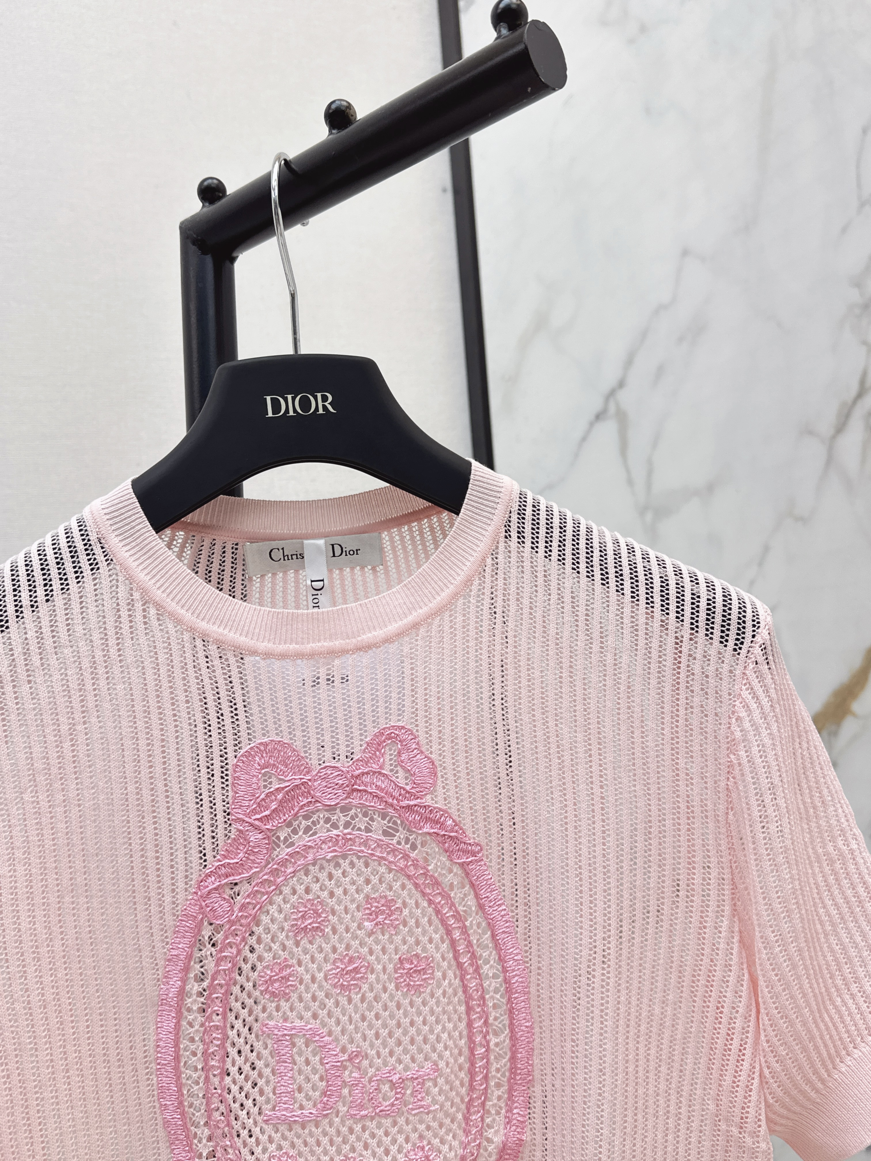 CD 26ss hollow knit top