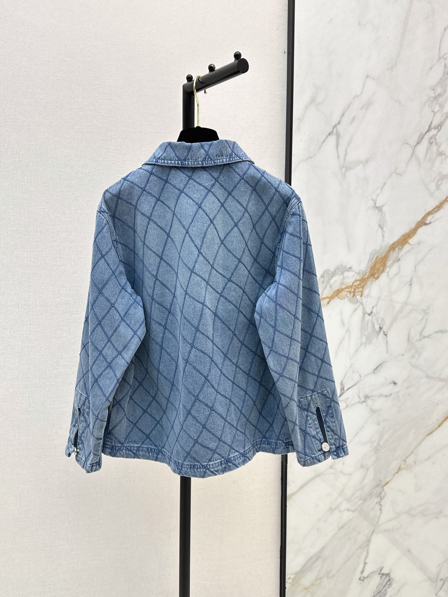 Chan 26ss embroidery denim top
